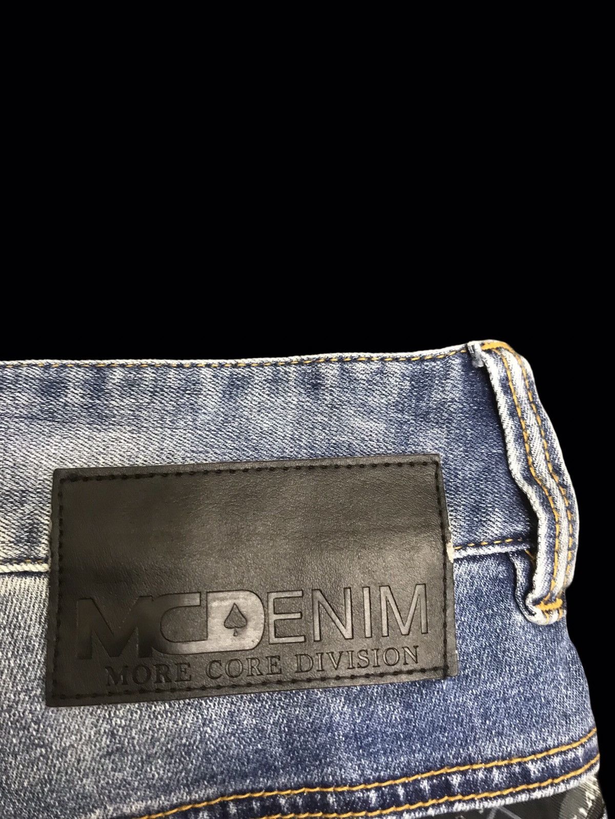 Japanese Brand 💥DENIM ART💥MCD Heavy Distressed Punk Stonewash Denim F142 Size US 33 - 12 Thumbnail