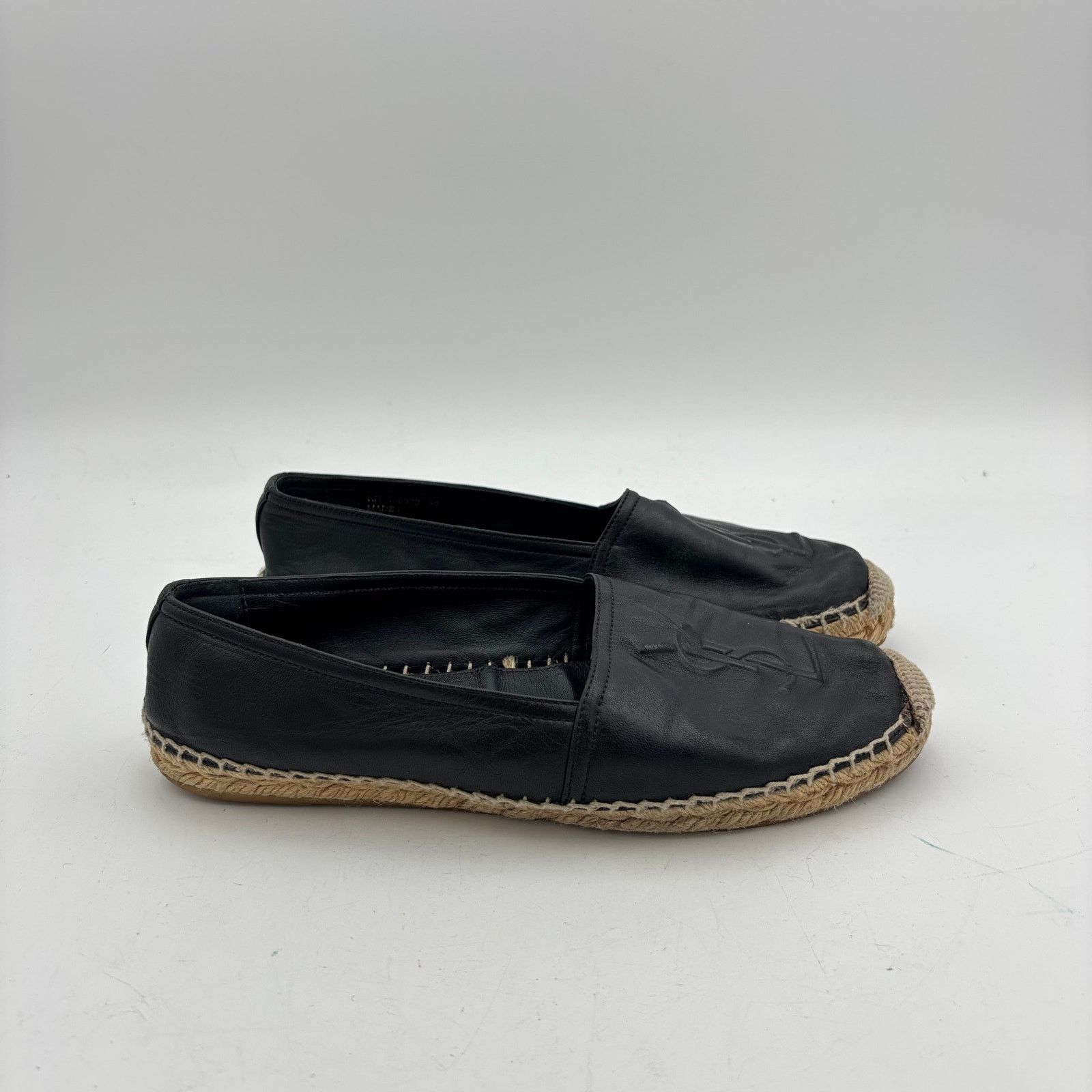 Saint Laurent Paris YSL Saint Laurent Logo Leather Espadrille Shoes Men 43 US 10 Size US 9 / IT 39 - 3 Thumbnail
