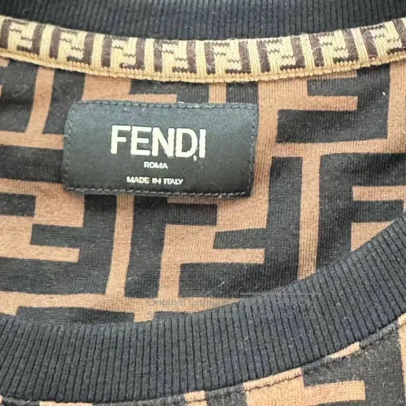 Fendi Fendi Classic Monogram Printed Logo Short Sleeve Size US M / EU 48-50 / 2 - 2 Thumbnail
