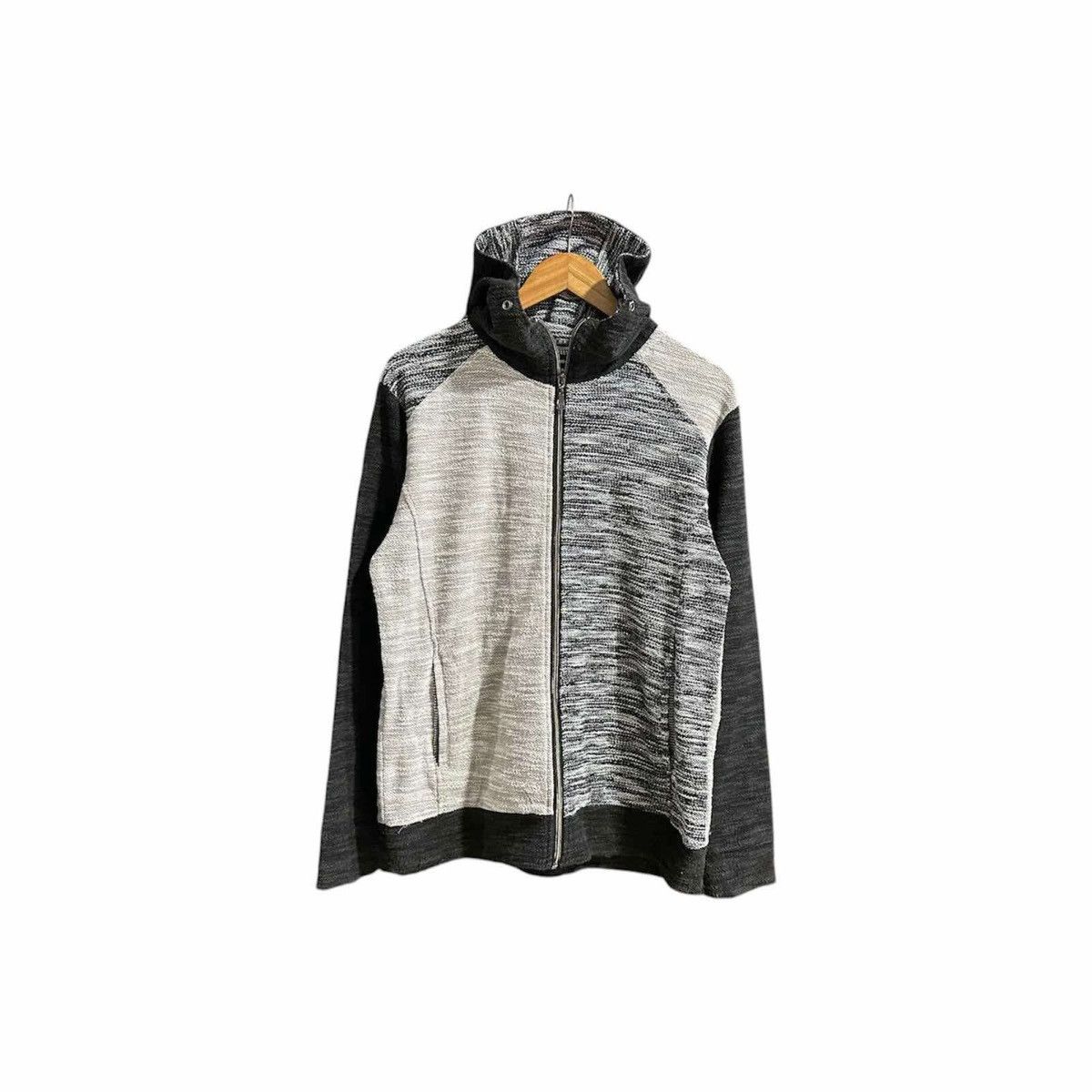 If Six Was Nine × Japanese Brand × semanticdesign 🔥Sick Y2K Semantic Design Double Knit Hoodie Zip Up Size US XL / EU 56 / 4 - 5 Thumbnail