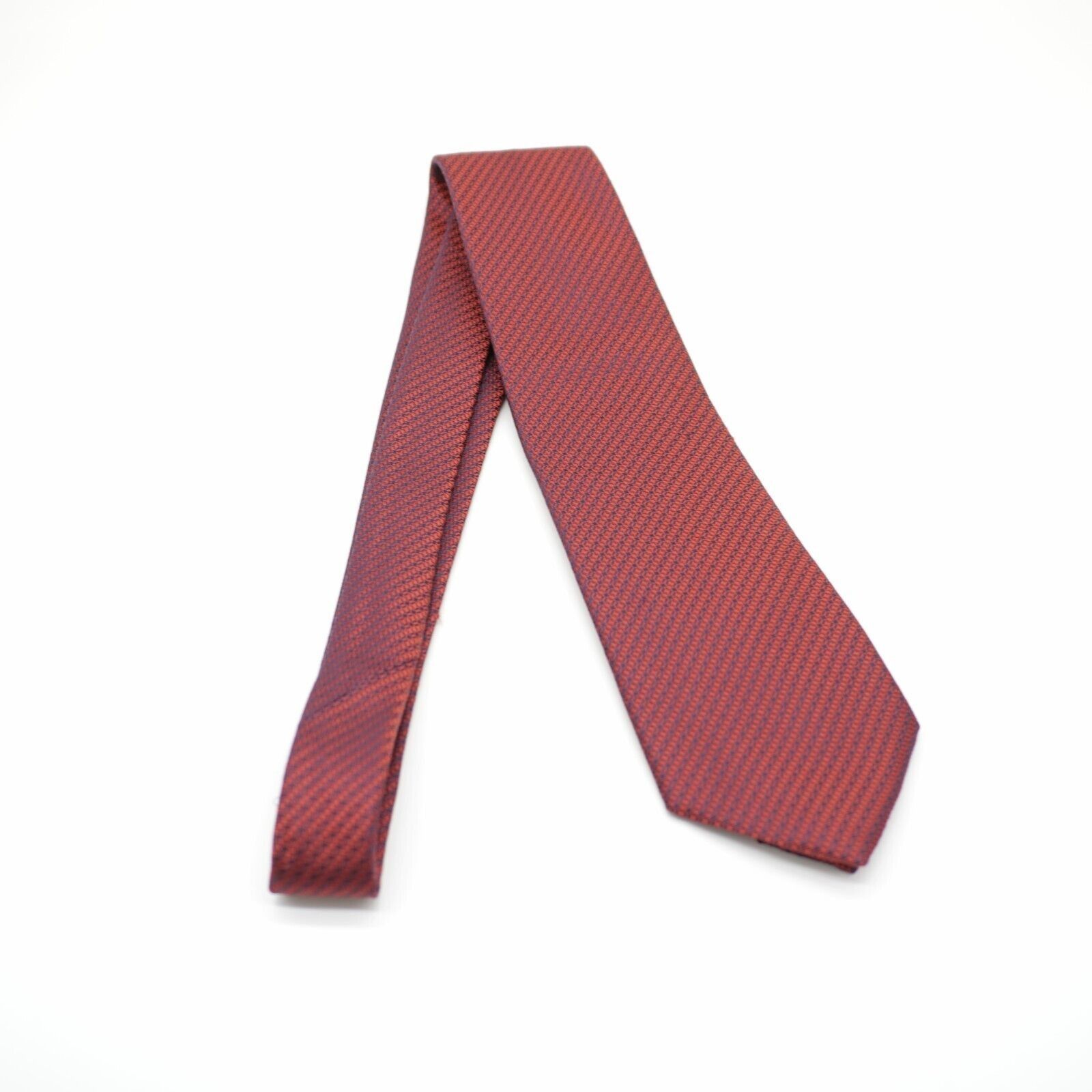 Ermenegildo Zegna Ermenegildo Zegna Red Blue Geometric Woven Silk Tie Size ONE SIZE - 7 Thumbnail