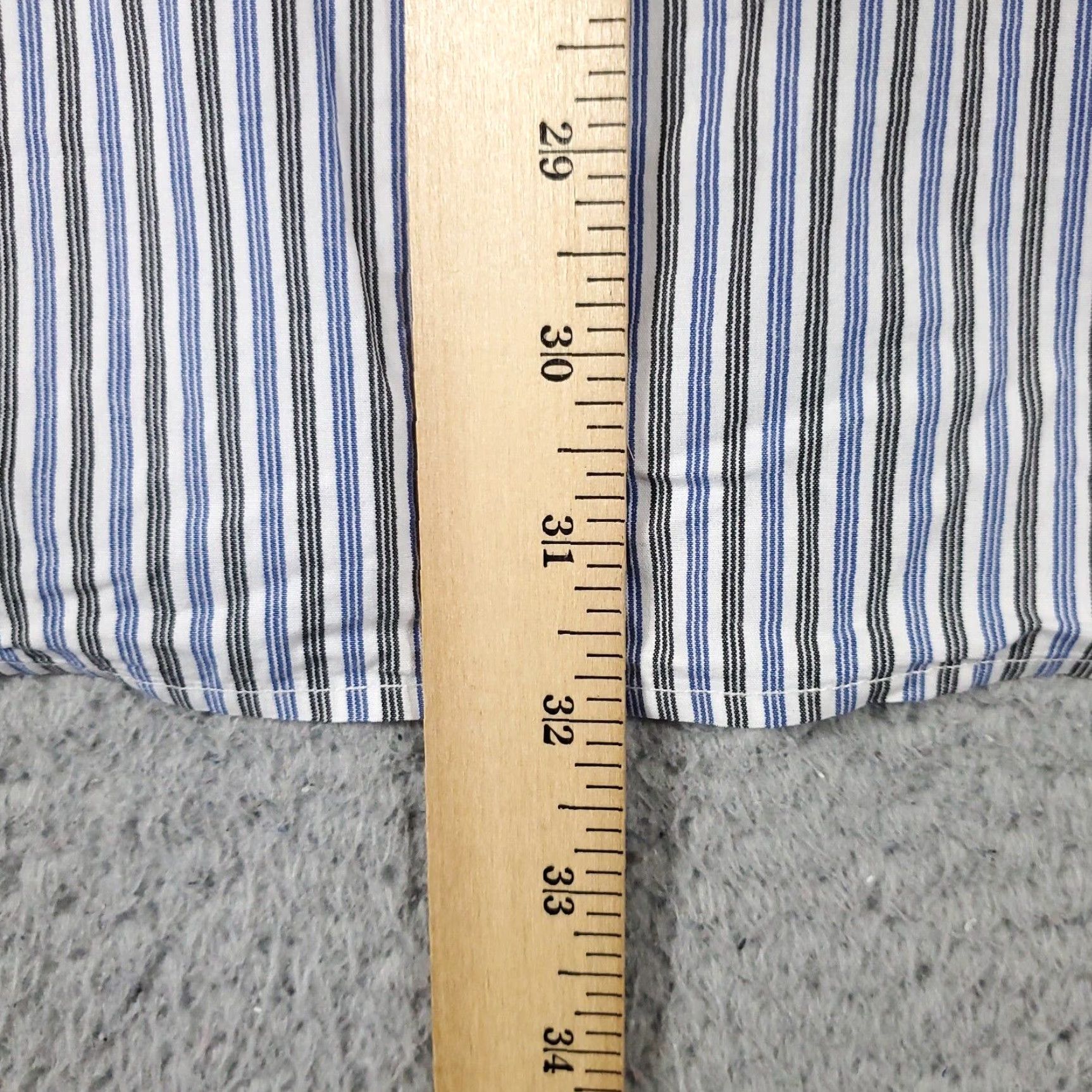 Nautica Nautica Shirt Mens XL Blue Striped Button-Up Long Sleeve Casual Cotton Classic Comfort Size US XL / EU 56 / 4 - 5 Thumbnail