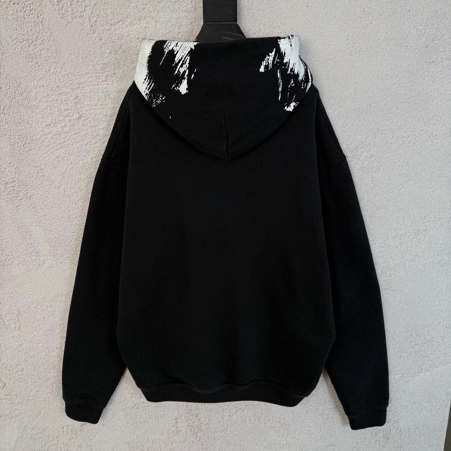 Maison Margiela Maison Margiela Black Splatter Paint Hoodie 46 Size US S / EU 44-46 / 1 - 2 Thumbnail