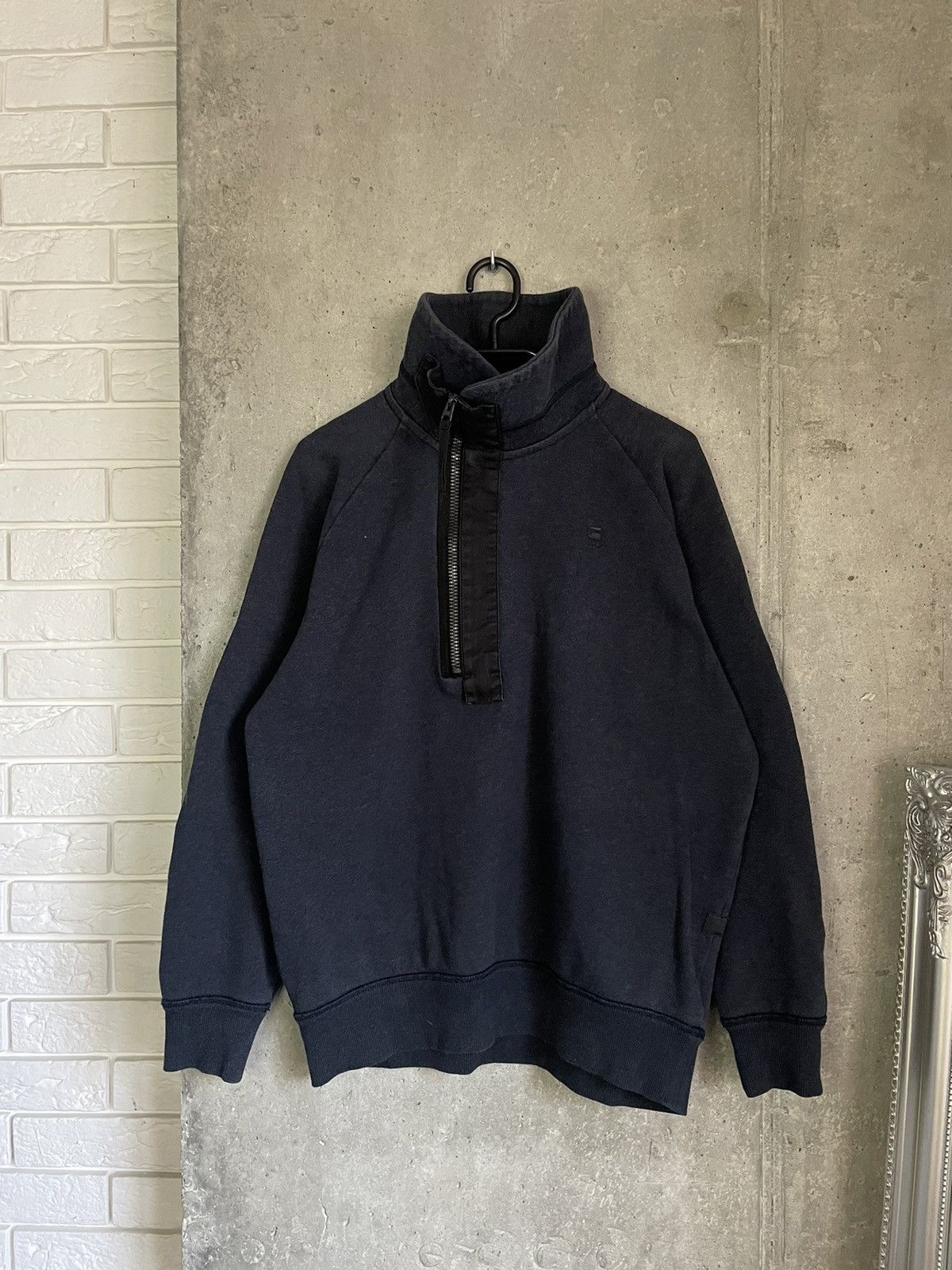 G-Star Japanese Gstar Raw 3D Sweatshirt 1/3 zip Y2k Designer Old Mo Size US M / EU 48-50 / 2 - 1 Thumbnail
