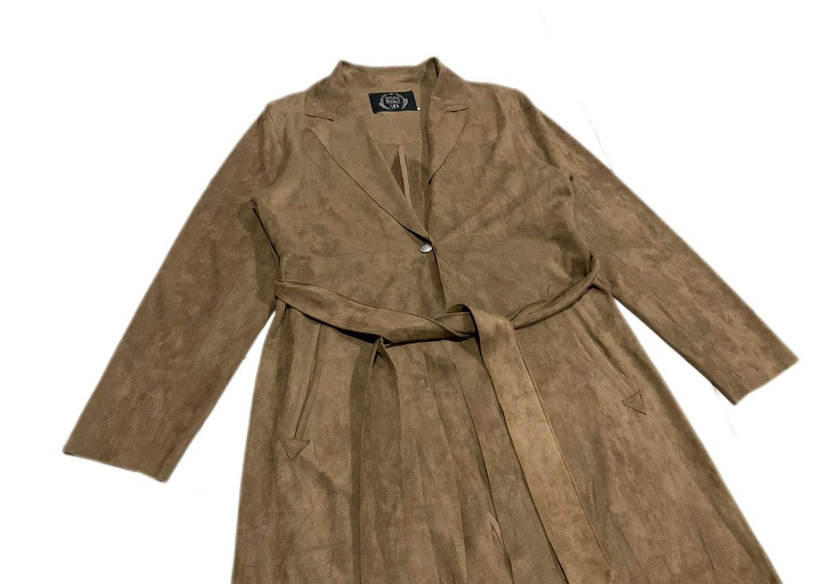 Hysteric Glamour × If Six Was Nine × Japanese Brand 🔥Y2K Archived Natural Vintage GOA Bondage Suede Long Coat Size US M / EU 48-50 / 2 - 2 Thumbnail