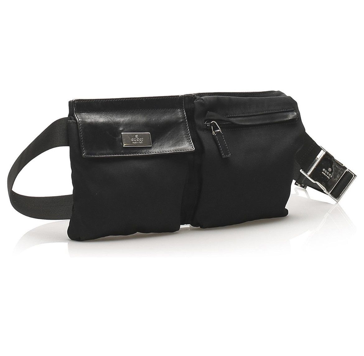 Gucci Gucci Black Nylon Belt Bag Size ONE SIZE - 1 Thumbnail