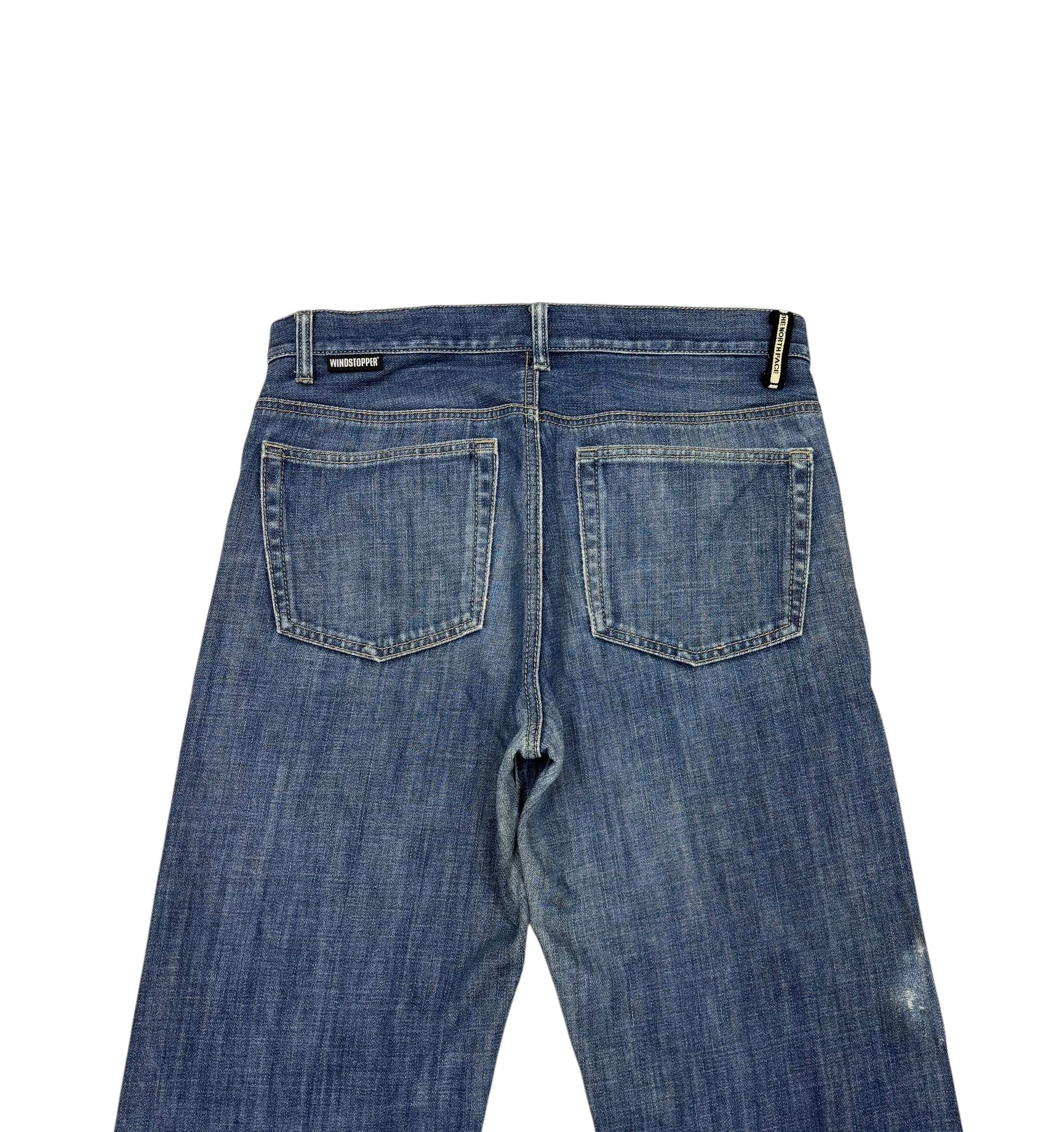 Junya Watanabe × The North Face The North Face Windstopper Distressed Denim Jeans Size US 33 - 4 Thumbnail