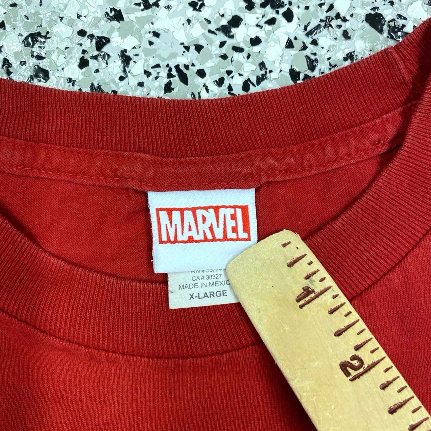 Vintage VINTAGE Marvel Iron Man Graphic T-Shirt Men XL Red Cotton 2000s Deadpool Spider-Man | Comics Ú Size US XL / EU 56 / 4 - 2 Thumbnail