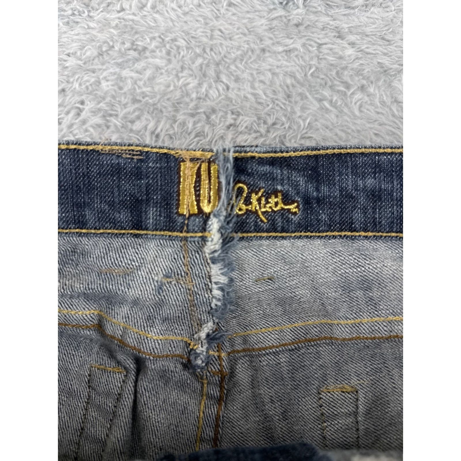 Vintage VINTAGE KUT from the KLOTH Women's Jeans Bootcut Low Rise Stretch Denim Size 28 Blue Size 28" / US 6 / IT 42 - 6 Thumbnail