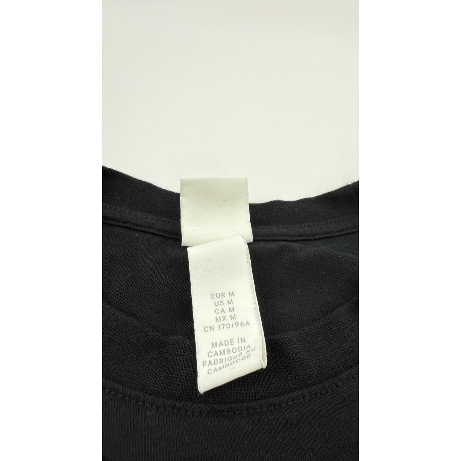 H&M H&M Shirt Dress Womens Medium Black Short Sleeve Stretch Casual Basic Tunic Size M / US 6-8 / IT 42-44 - 2 Thumbnail