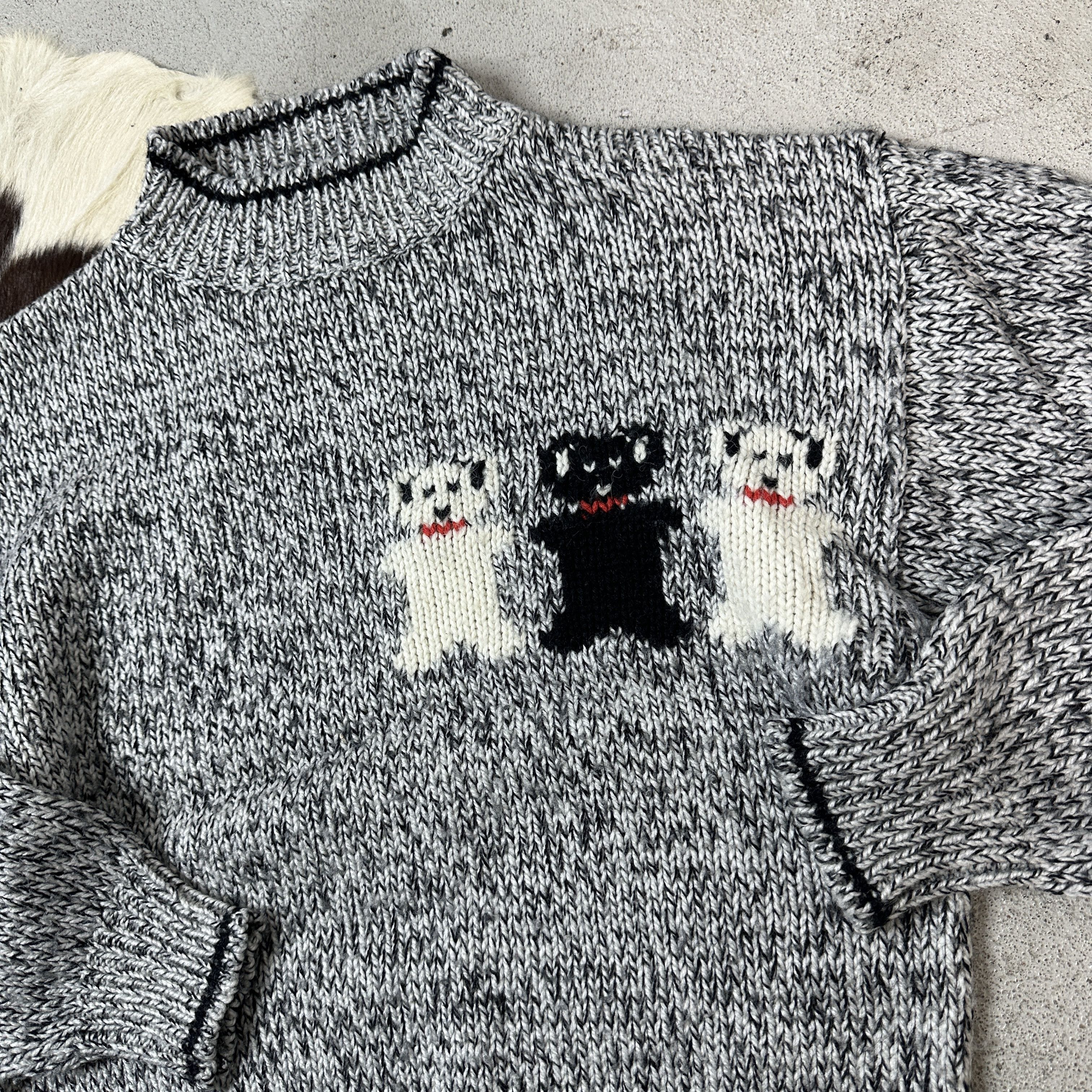 Vintage Vintage Teddy Bear Sweater Size M / US 6-8 / IT 42-44 - 3 Thumbnail