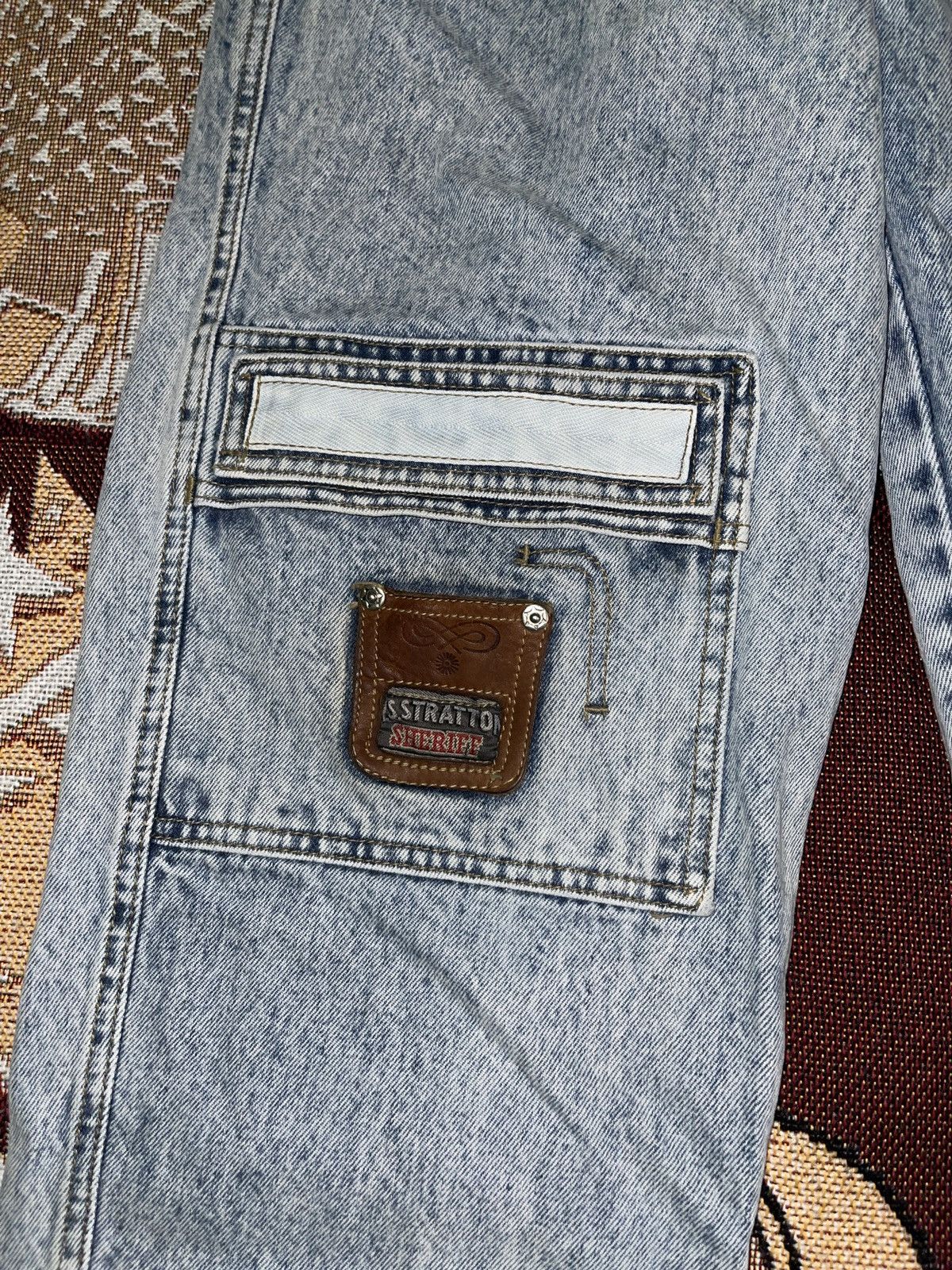Vintage Vintage 90s Gitano Stone Wash Straight Leg Jeans Size US 33 - 6 Thumbnail