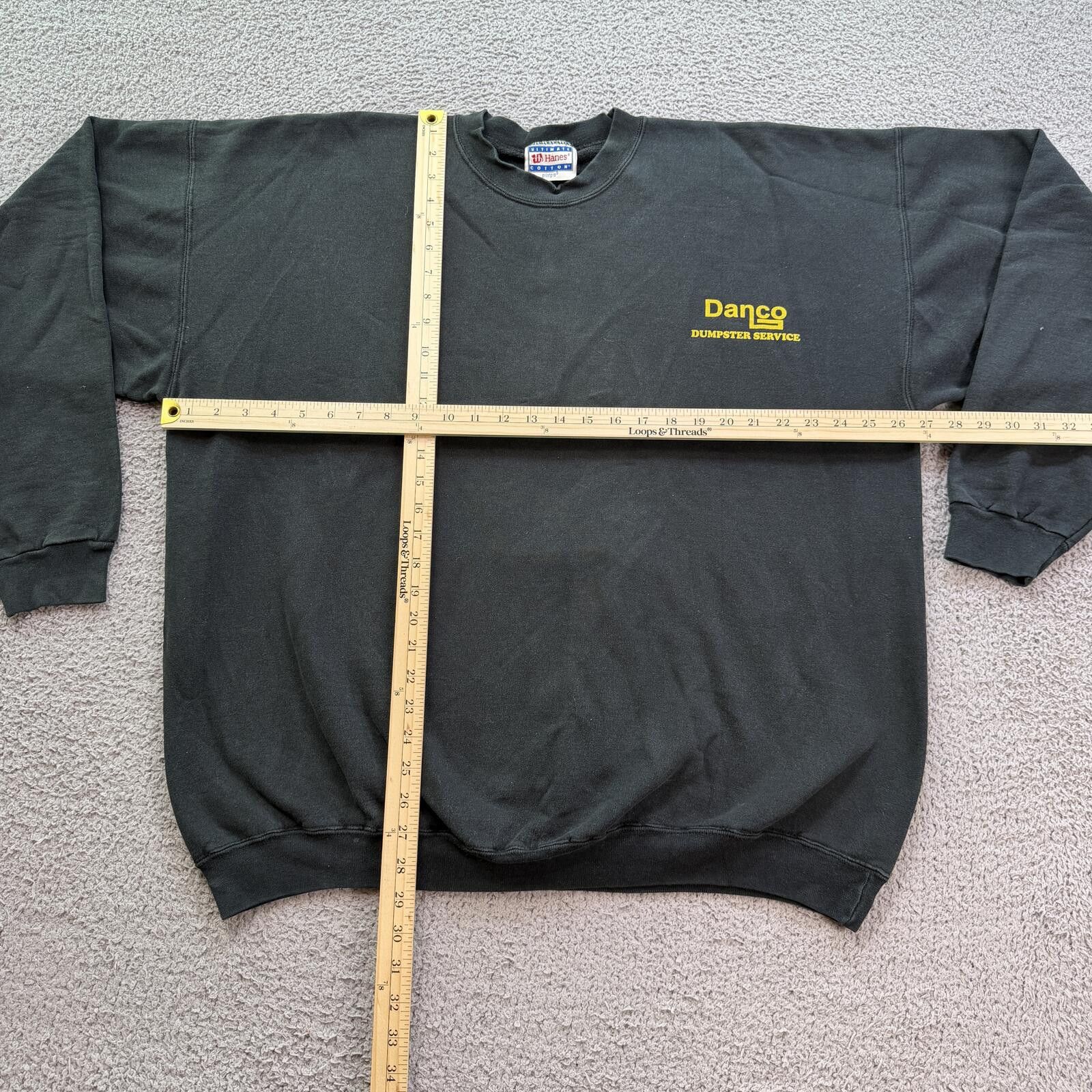 Hanes Vintage Danco Dumpster Service Sweatshirt XL Crewneck 90s Size US XL / EU 56 / 4 - 3 Thumbnail