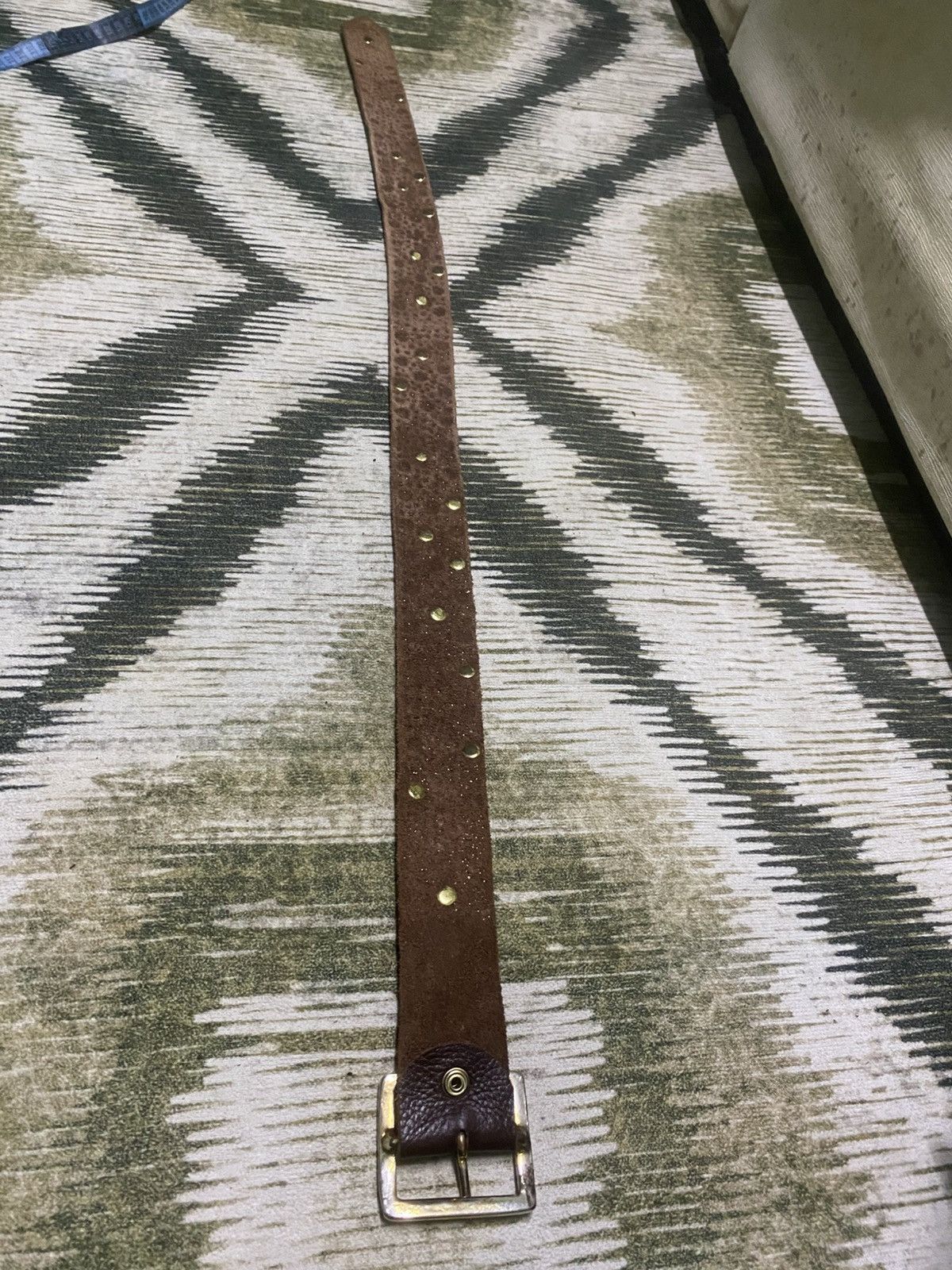 Japanese Brand × KMRii × Yasuyuki Ishii (SENDOFFER) Vintage Full Leather Belt Size ONE SIZE - 8 Thumbnail