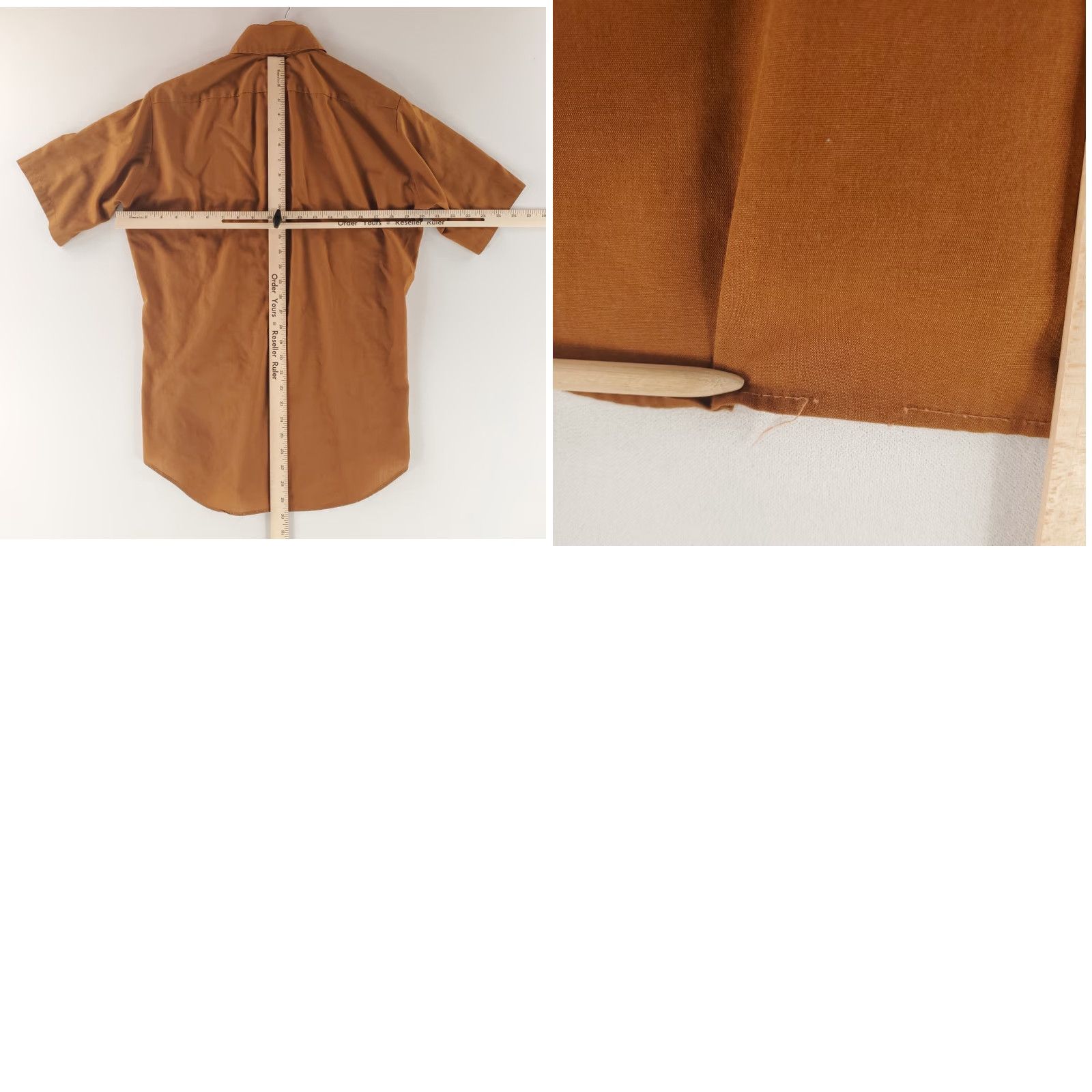 Vintage VINTAGE Montgomery Ward Shirt Mens L Brown 70s Casual Button Up Disco Collar Short Sleeve Button Up Shirt Size US L / EU 52-54 / 3 - 8 Thumbnail