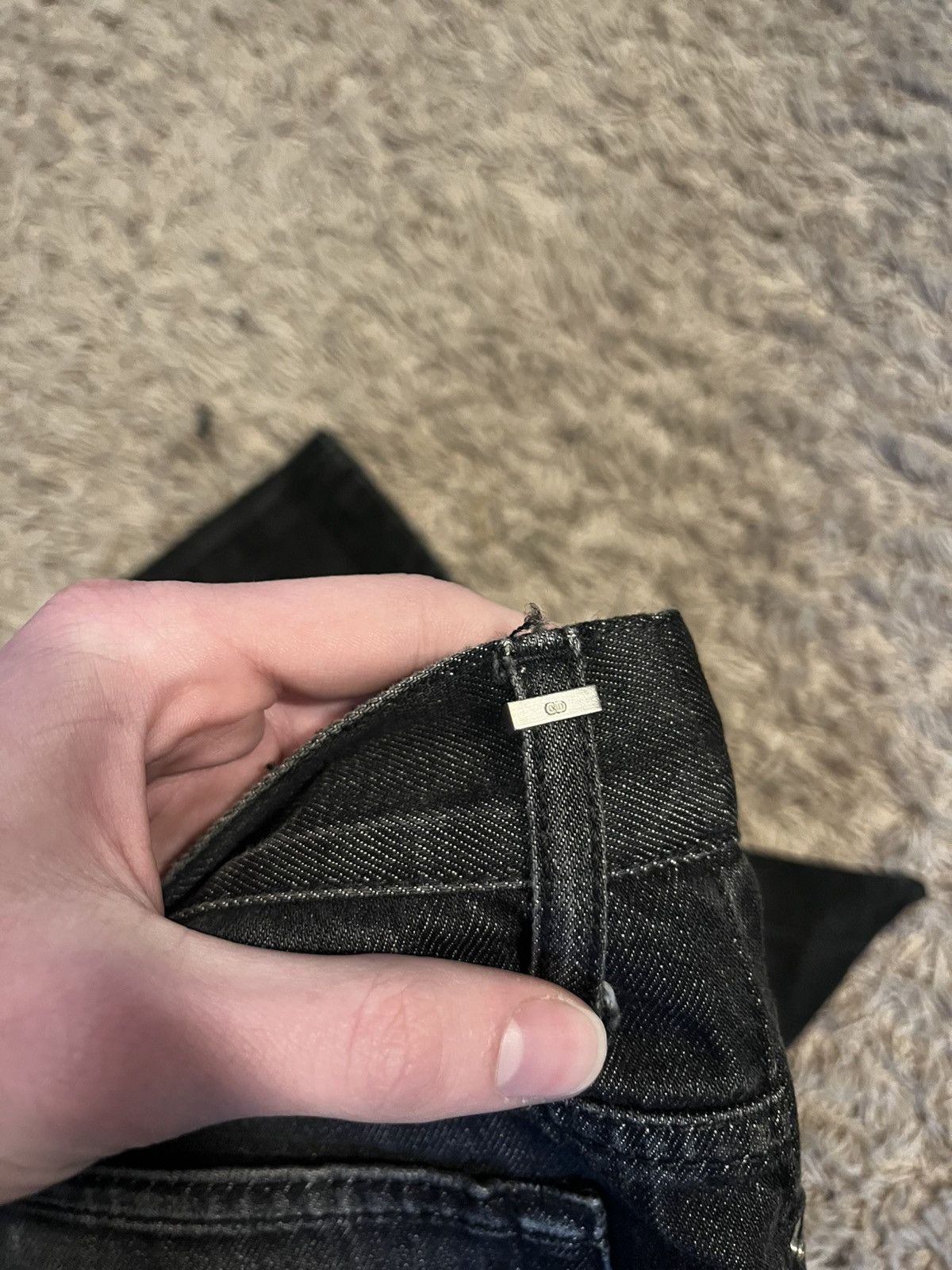 Dior dior homme black denim jeans Size US 32 / EU 48 - 15 Thumbnail
