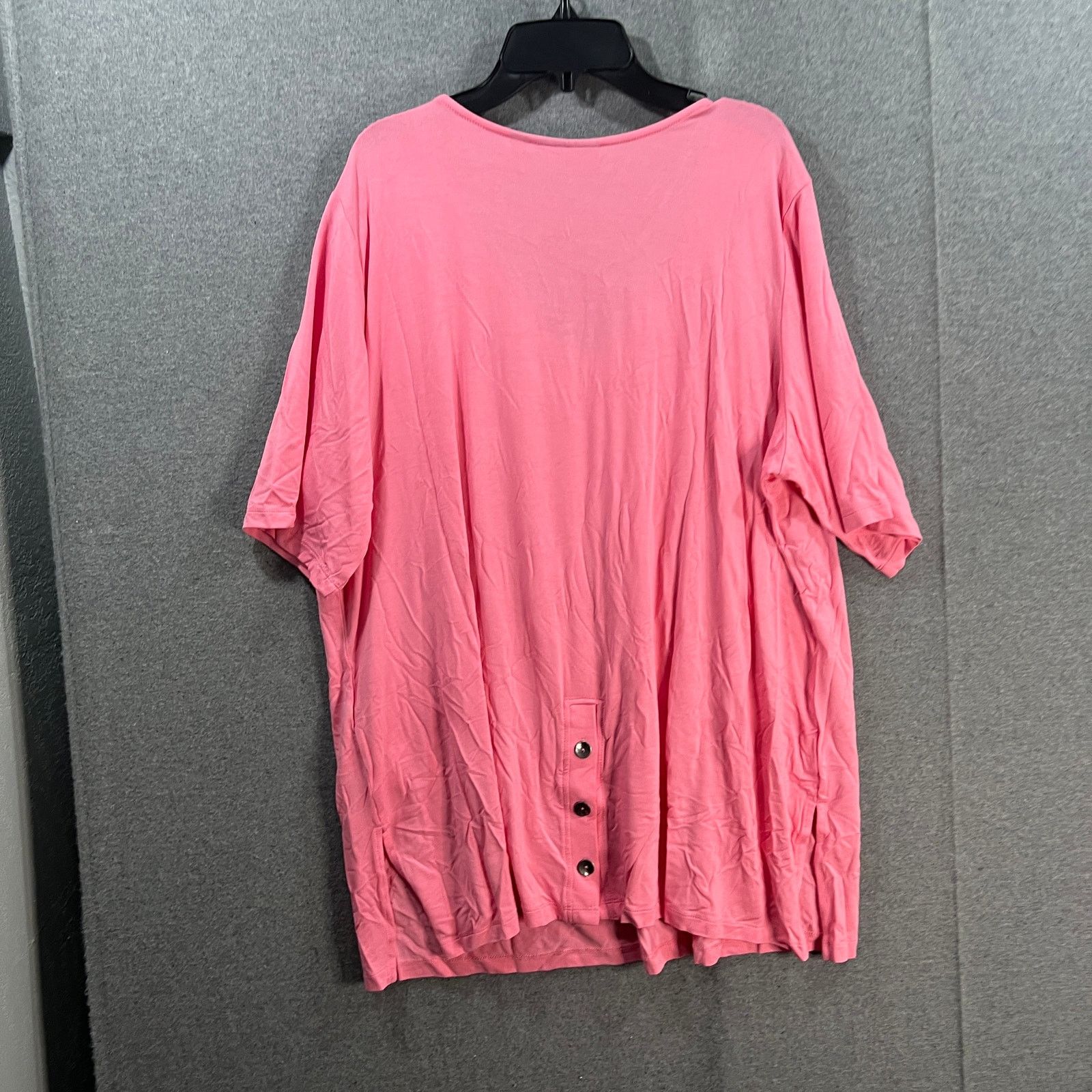 Other Susan Graver Lifestyle Spa Knit Button Back Top with Short Size XL / US 12-14 / IT 48-50 - 2 Thumbnail
