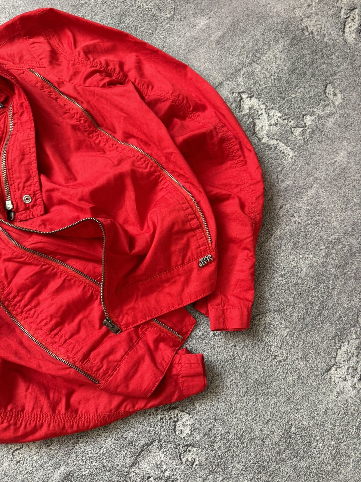 Japanese Brand × Miss Sixty Miss sixty S road motorcycle zip red jacket Avantgarde Size S / US 4 / IT 40 - 3 Thumbnail