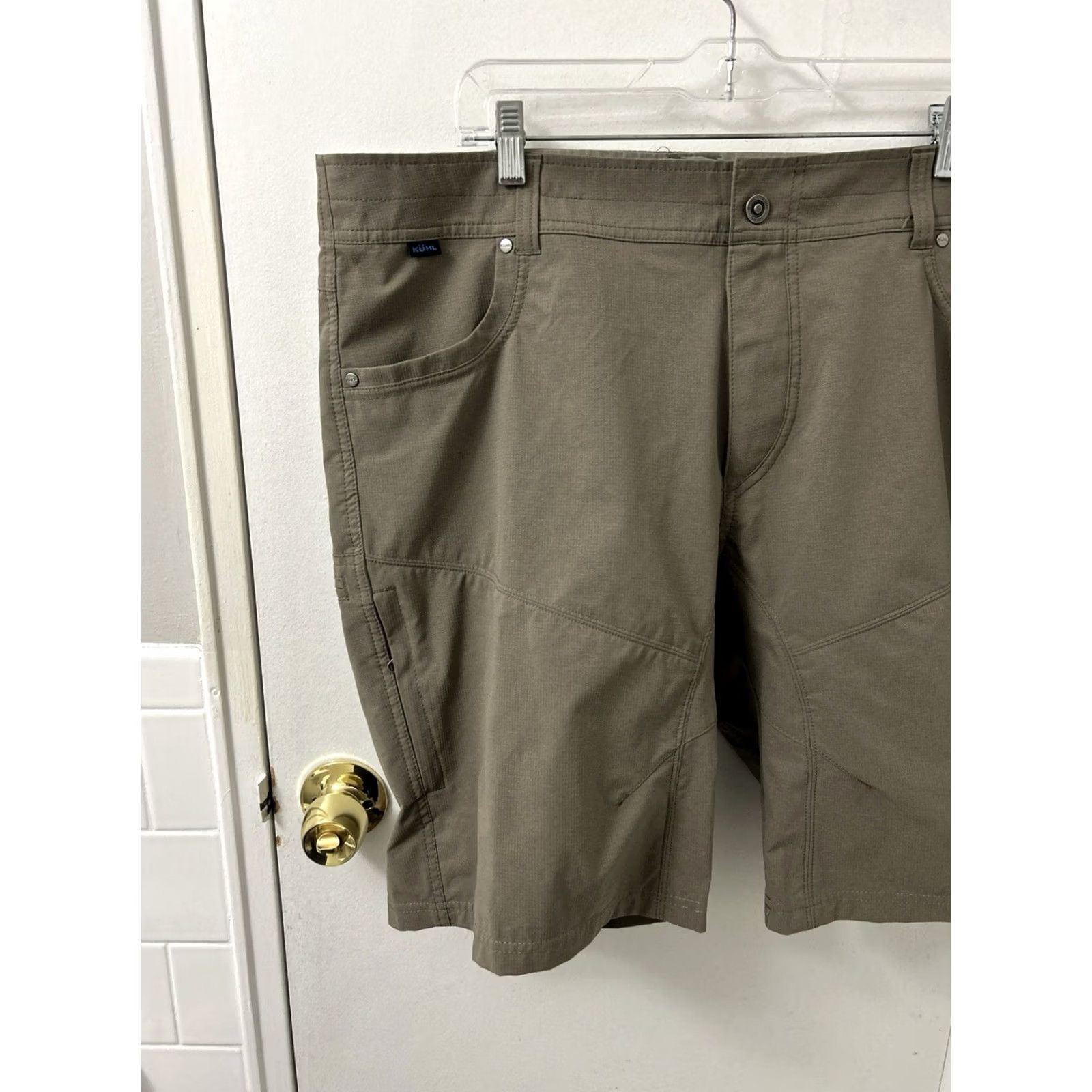Vintage VINTAGE KUHL Silencr Kargo Shorts Mens Sz 40 Tan Khaki Ripstop Hiking Outdoor 10" 5230 Size US 40 / EU 56 - 2 Thumbnail