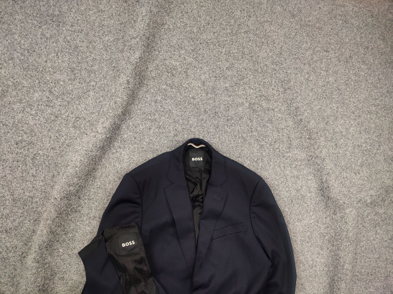 Hugo Boss Boss one the suit Design Navy Slim three-piece Blazer Pants Size 36R - 1 Thumbnail