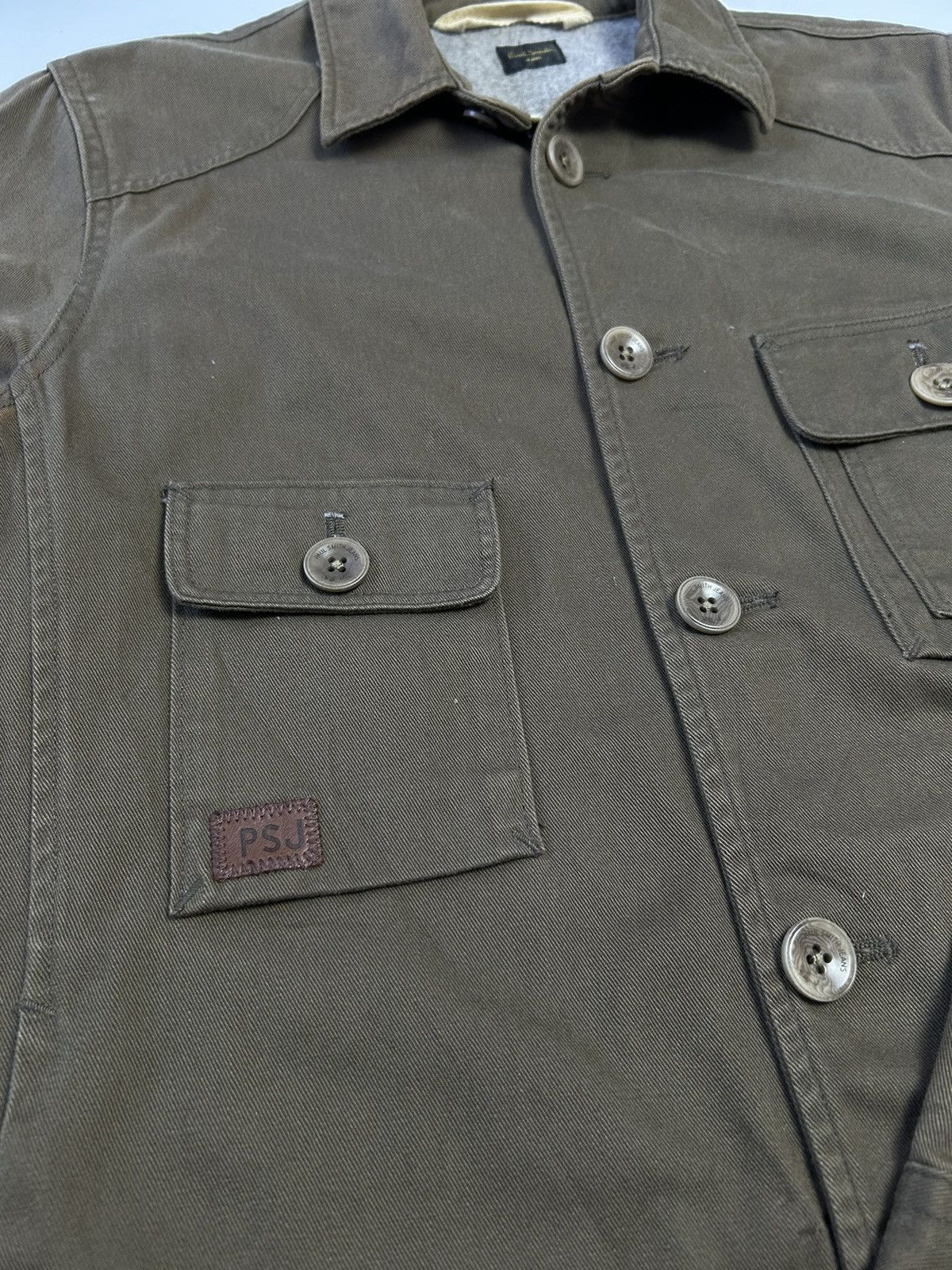 Designer × Paul Smith PAUL SMITH JEANS BUTTON UP LONG SLEEVE SHIRT Size US L / EU 52-54 / 3 - 4 Thumbnail