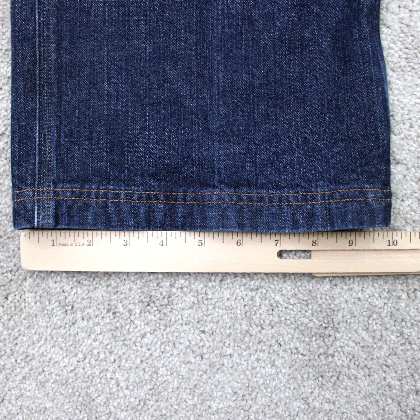 Vintage Duluth Jeans Mens 44x30 Blue DuluthFlex Ballroom Relaxed Fit Carpenter Stretch Size US 44 / EU 60 - 4 Thumbnail