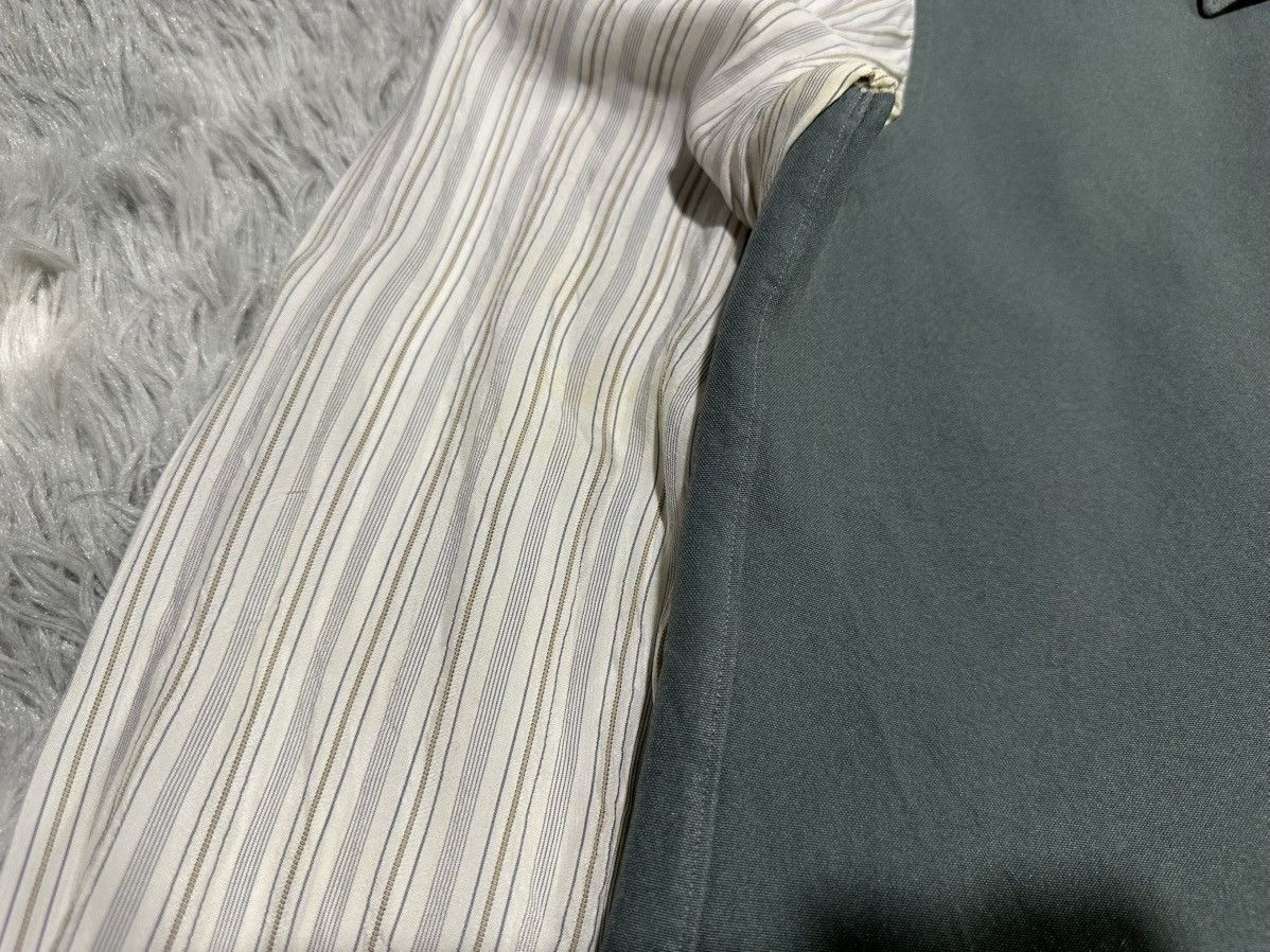 Comme des Garcons SHIRT 🔥Comme Des Garcons Shirt Striped Sleeves Poly Shir Size US S / EU 44-46 / 1 - 4 Thumbnail