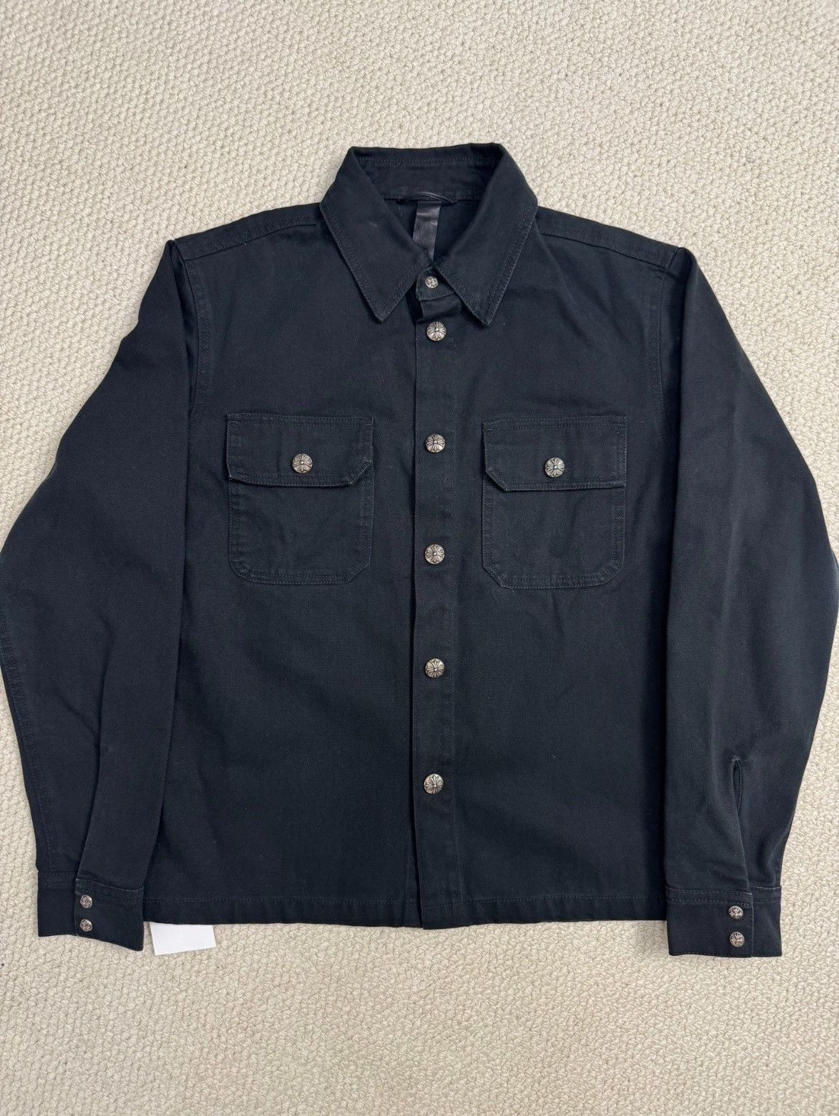 Chrome Hearts Chrome Hearts denim shirt Size US S / EU 44-46 / 1 - 1 Thumbnail