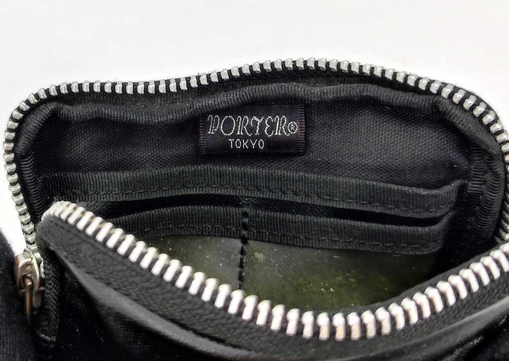 Porter PORTER card coin holder zip around coated cotton Size ONE SIZE - 3 Thumbnail
