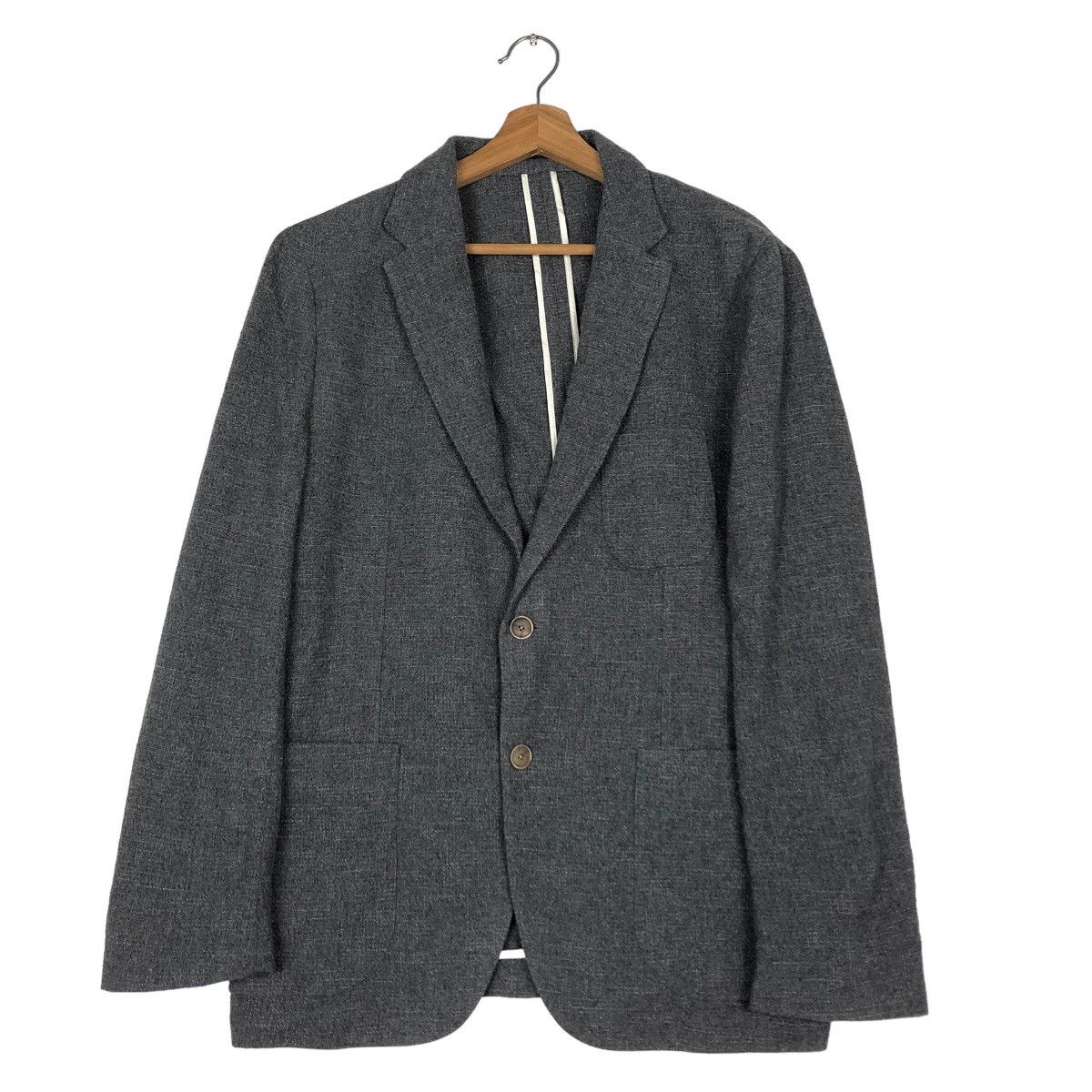 Japanese Brand 🔥Vintage Wool Work Jacket Tommy Hilfiger Issey Miyake Size US M / EU 48-50 / 2 - 1 Thumbnail