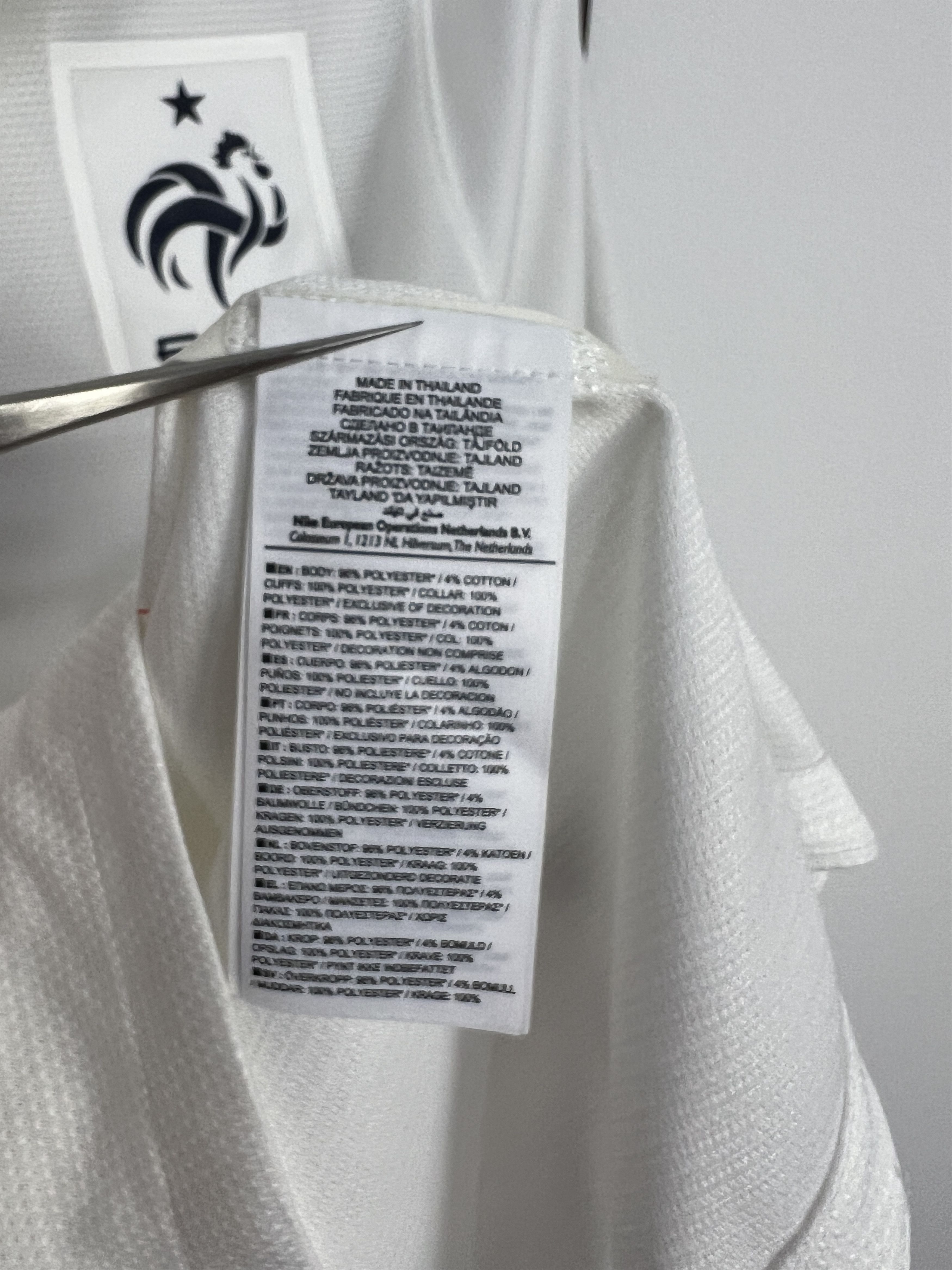 Nike France Away football shirt 2012 Soccer Player Issue Nike Size US M / EU 48-50 / 2 - 9 Thumbnail