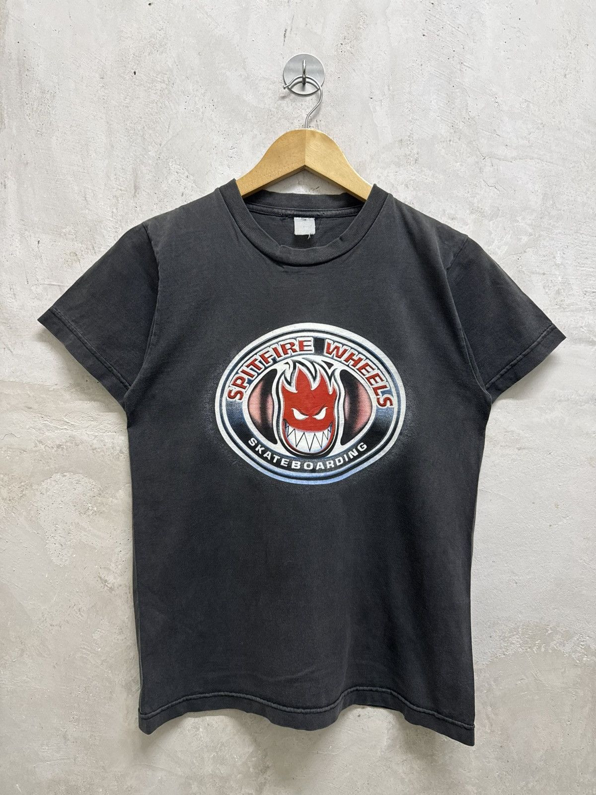 Spitfire Vintage 90s Faded Splitfire Wheel Tees Size US XS / EU 42 / 0 - 1 Thumbnail