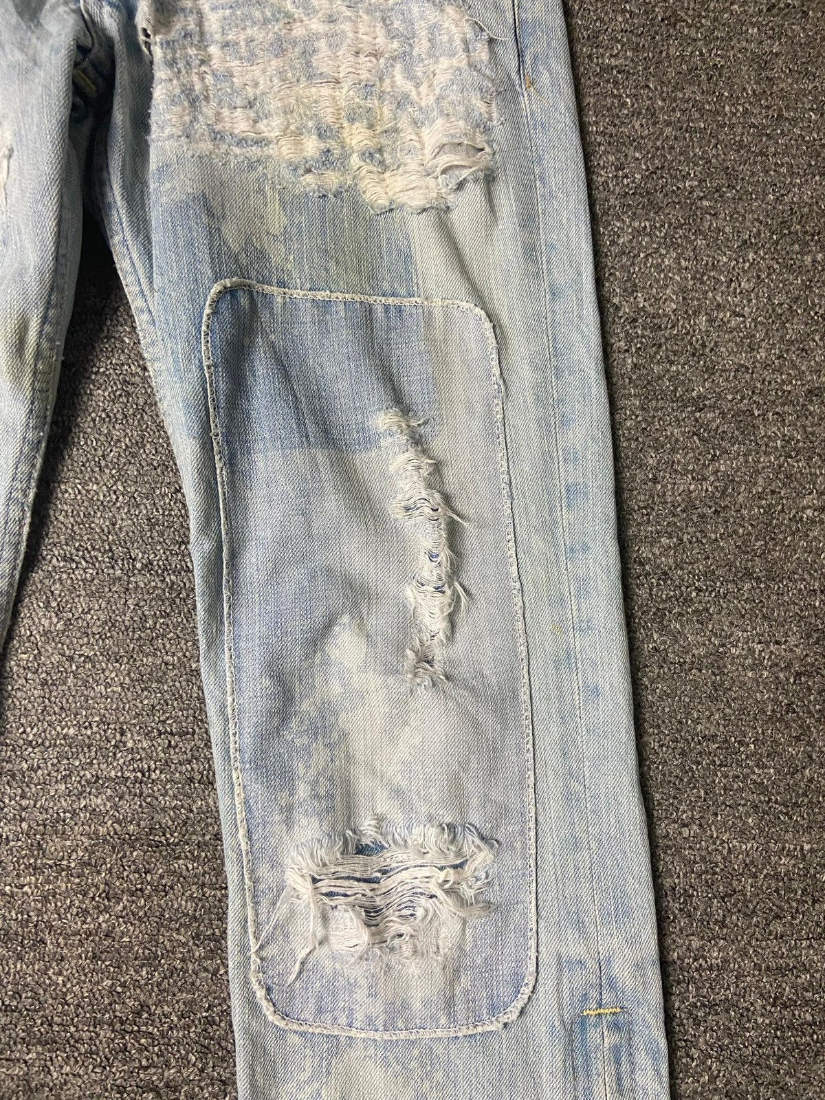 Japanese Brand RNA Brand Punk Distressed Denim Ripped Jeans (165) Size US 33 - 17 Thumbnail