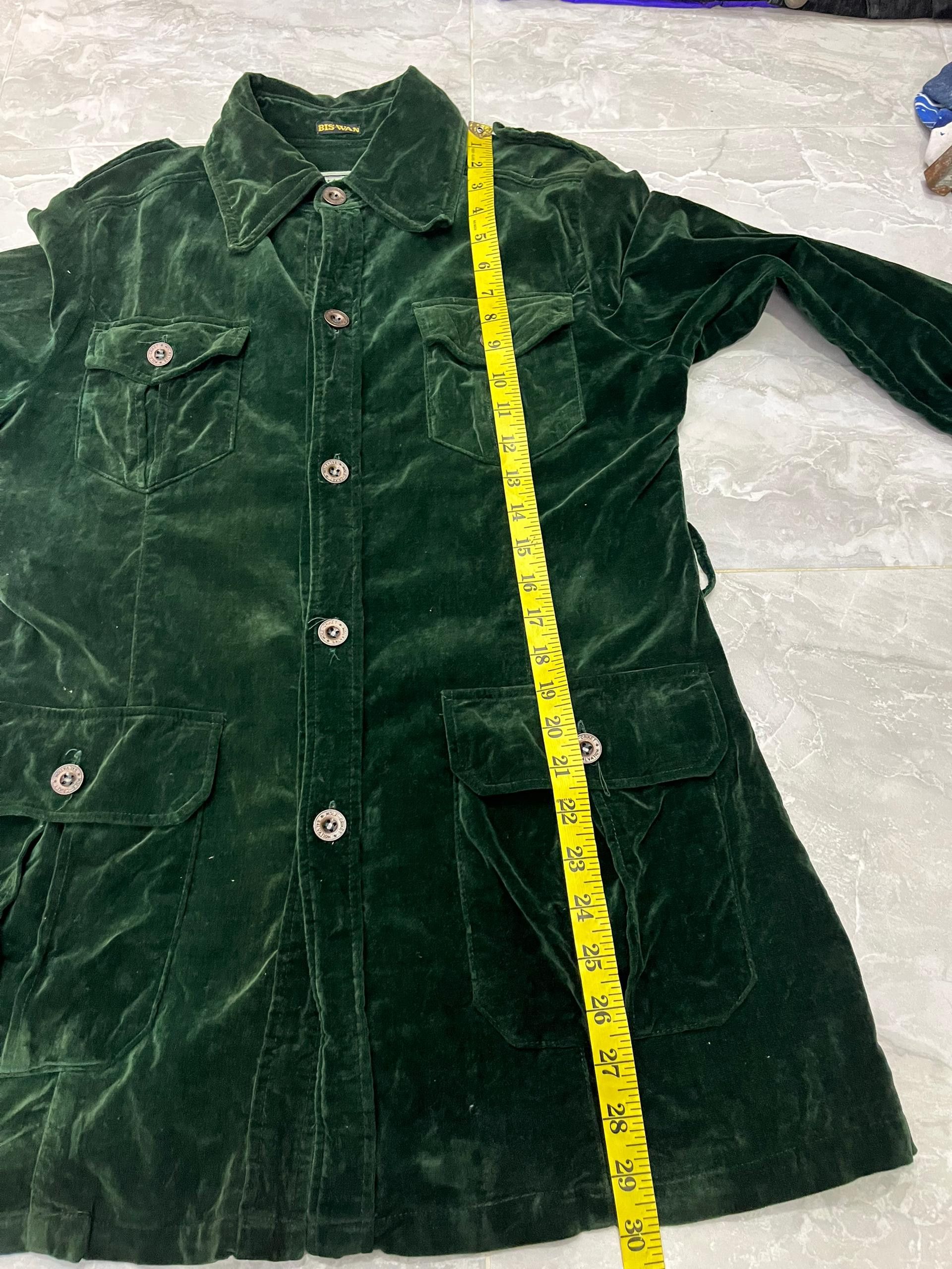 Vintage Archive BIS-WAN Emerald Velvet Western Jacket Size S / US 4 / IT 40 - 13 Thumbnail