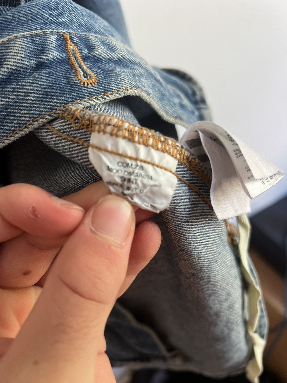 Off-White Off white Temperature Denim Jacket Size US M / EU 48-50 / 2 - 11 Thumbnail