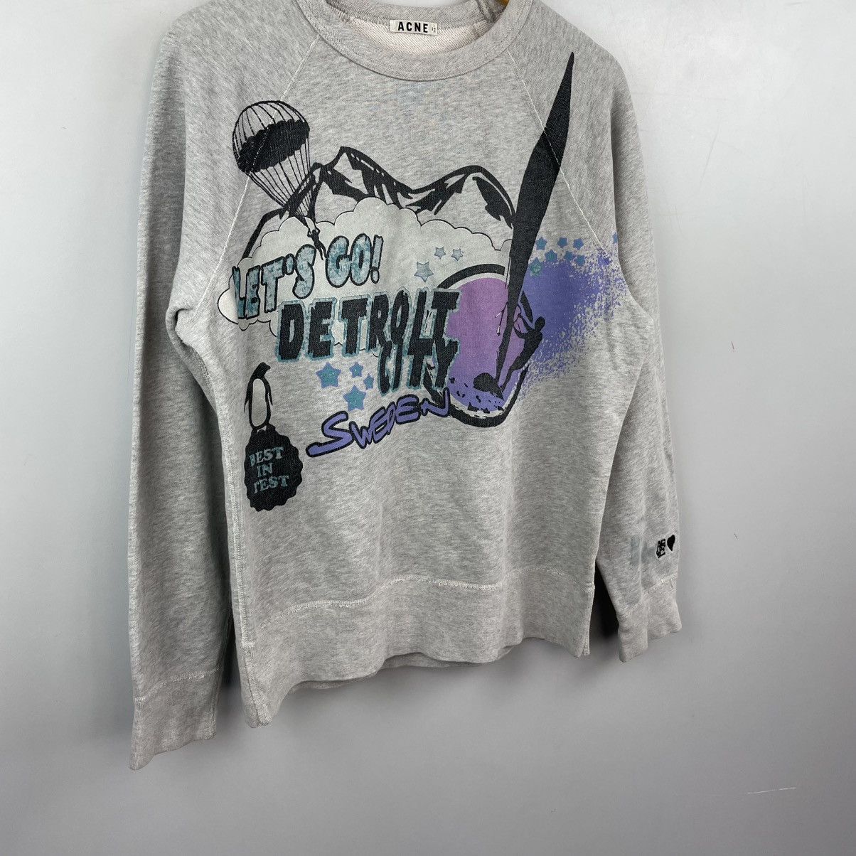 Acne Studios Acne Studios SS13 "Let's Go Detroit City" Sweatshirt Size US M / EU 48-50 / 2 - 4 Thumbnail