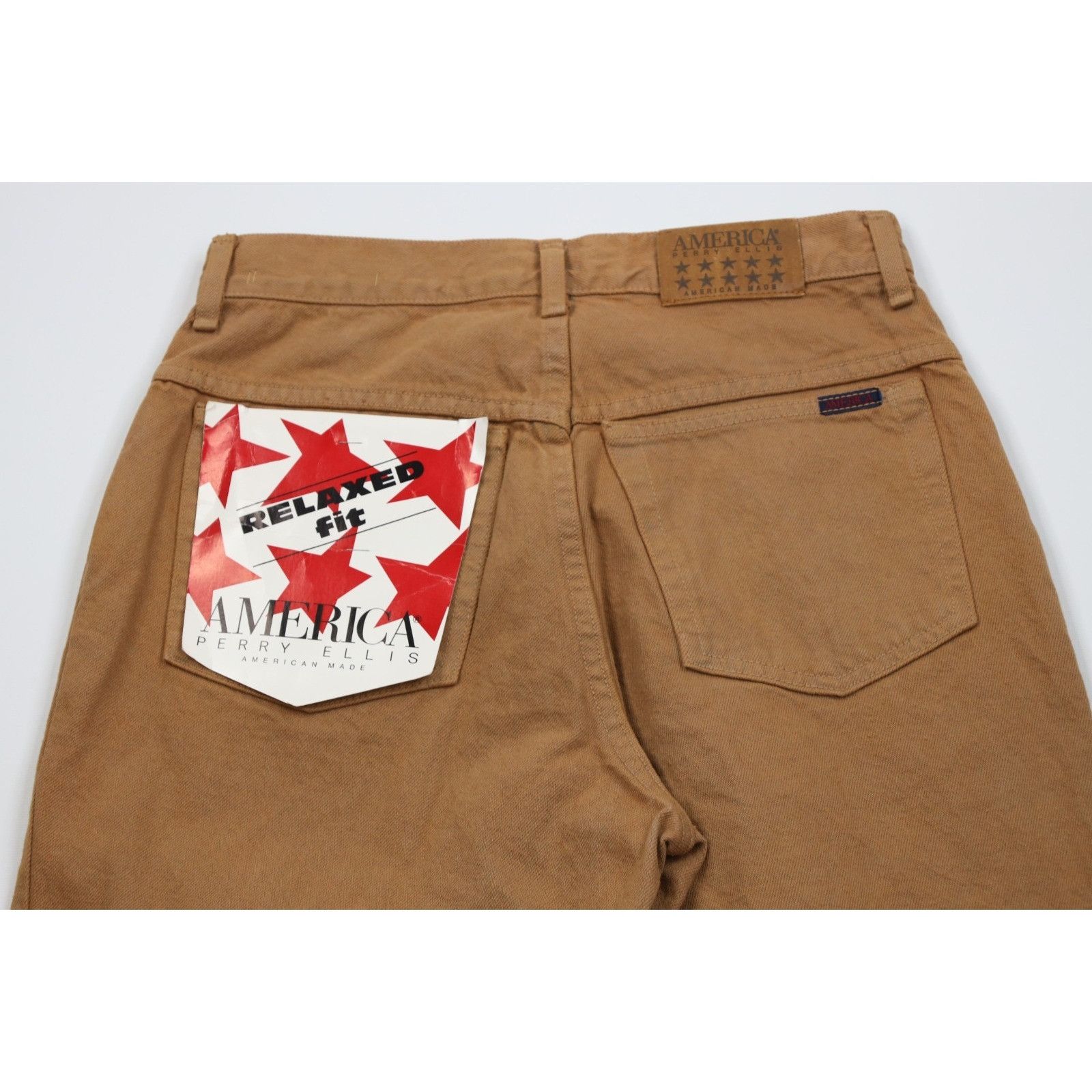 Perry Ellis Deadstock Vintage 90s Perry Ellis Relaxed Stonewash Jeans Size US 31 - 12 Thumbnail