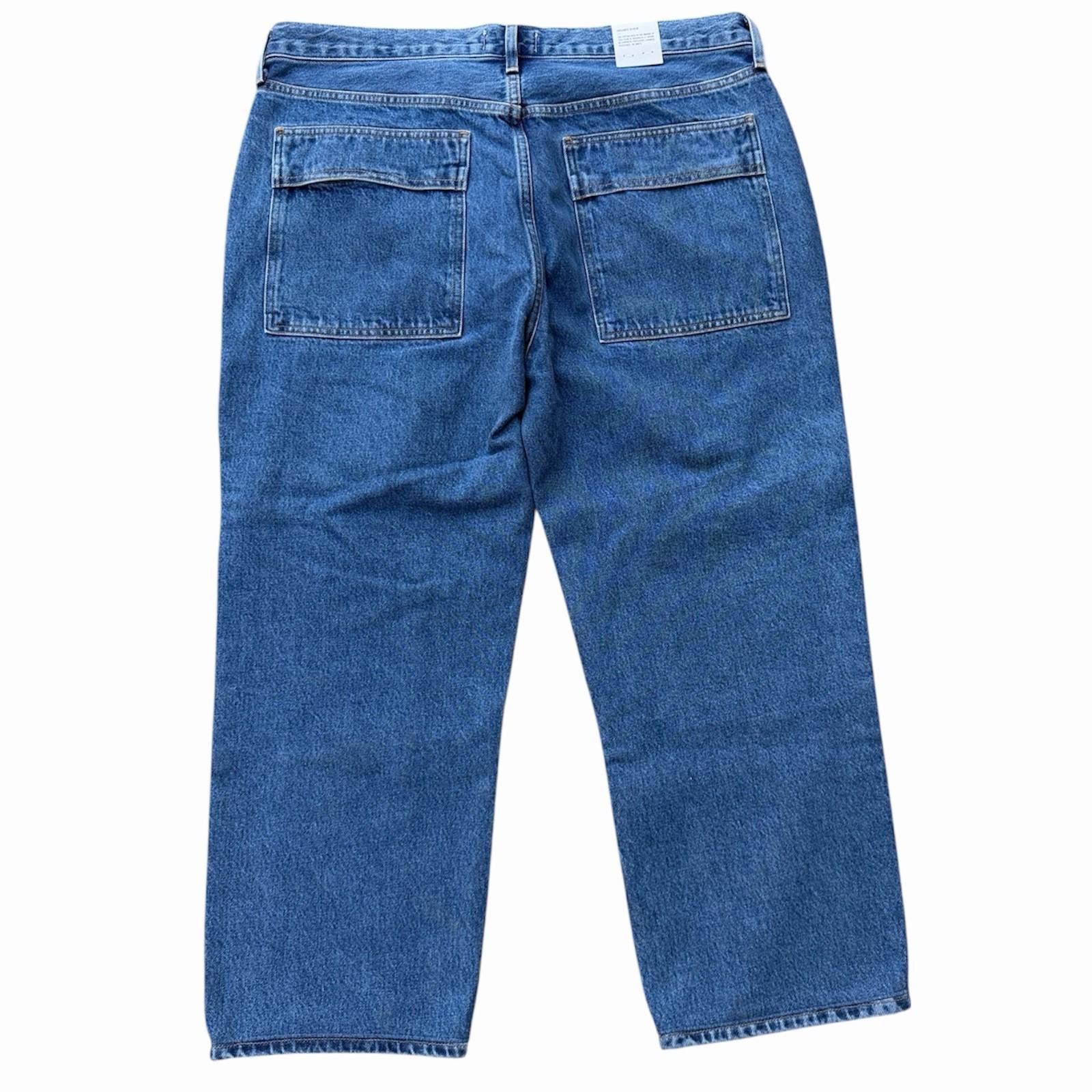 Agolde AGOLDE Cooper Cargo Jeans Oversized Cotton NWT Size 33 Size 33" - 4 Thumbnail