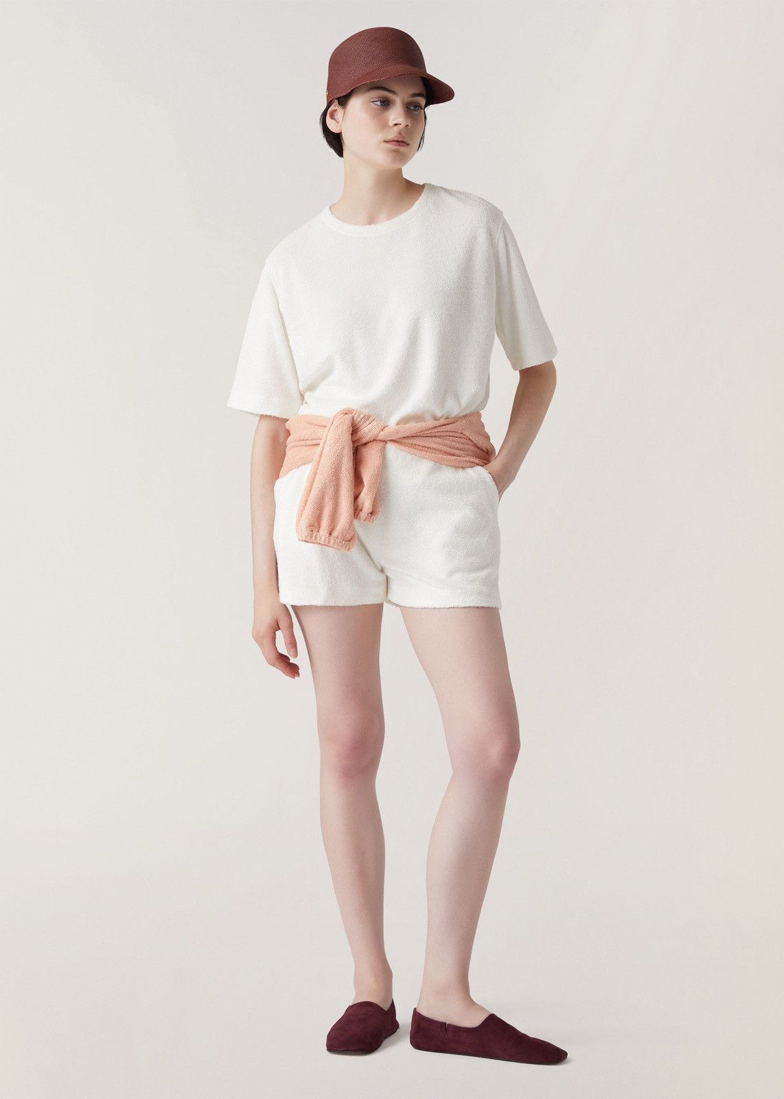 Loro Piana o1srvl11e0424 T- Shirt in White Size S / US 4 / IT 40 - 1 Thumbnail