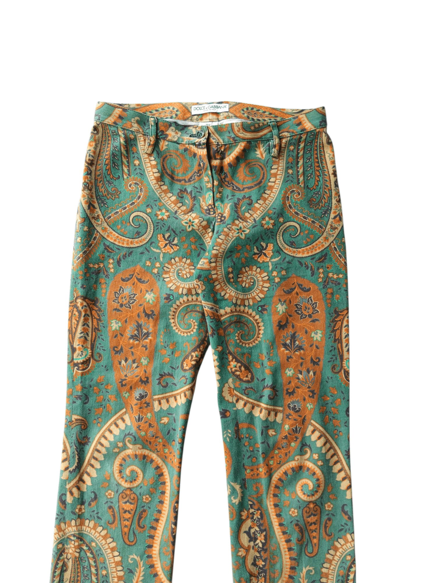 Dolce & Gabbana Dolce & gabbana paisley printed women pants Size 29" - 3 Thumbnail