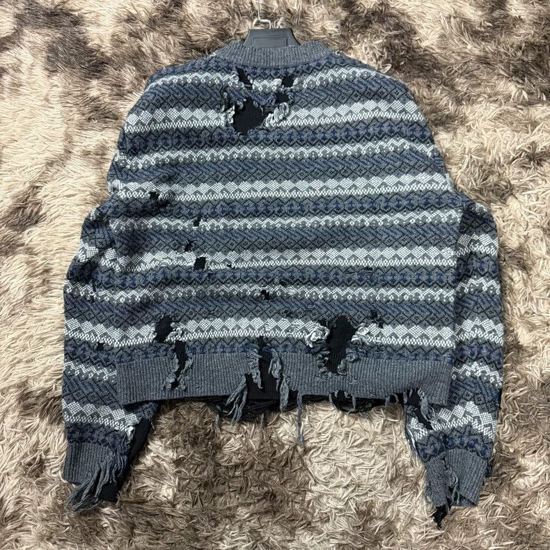 Balenciaga Balenciaga Crown wheat ear destruction sweater Size US L / EU 52-54 / 3 - 2 Thumbnail