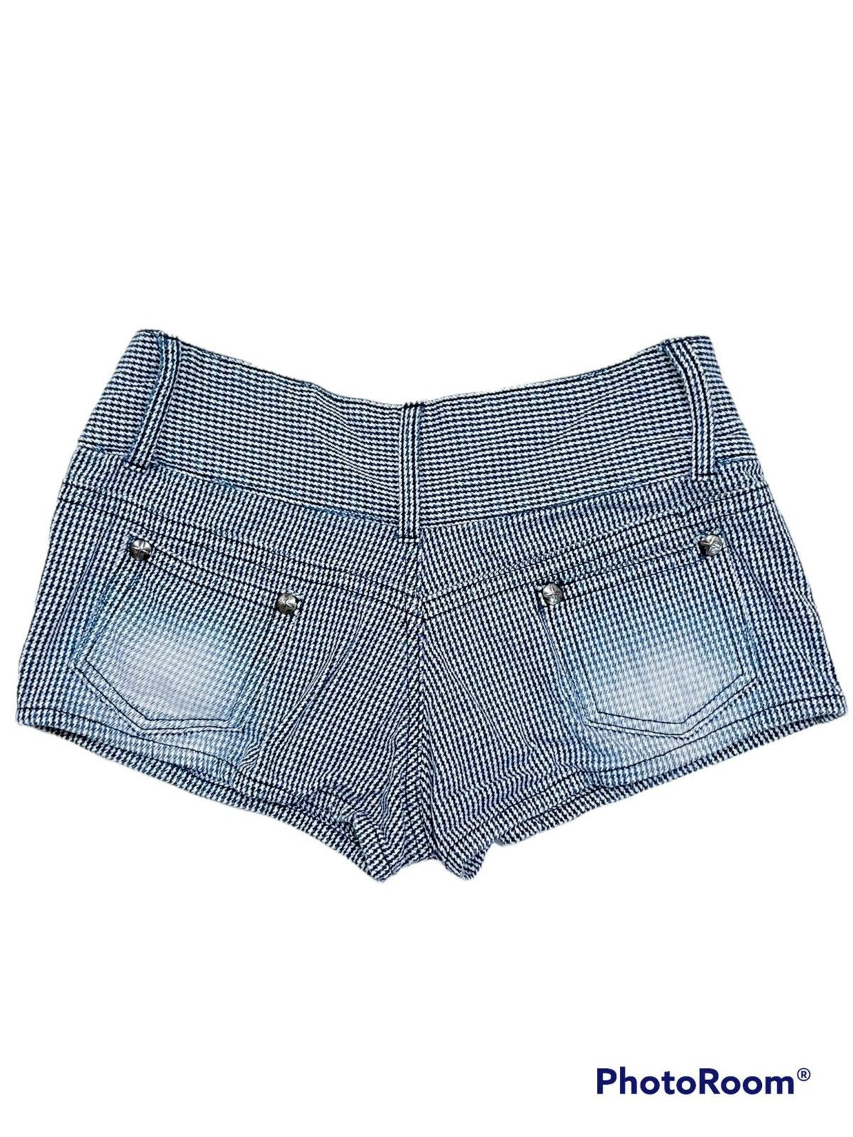 Japanese Brand Vintage Y2K blue denim shorts 🎀💗 Size 28" / US 6 / IT 42 - 2 Thumbnail