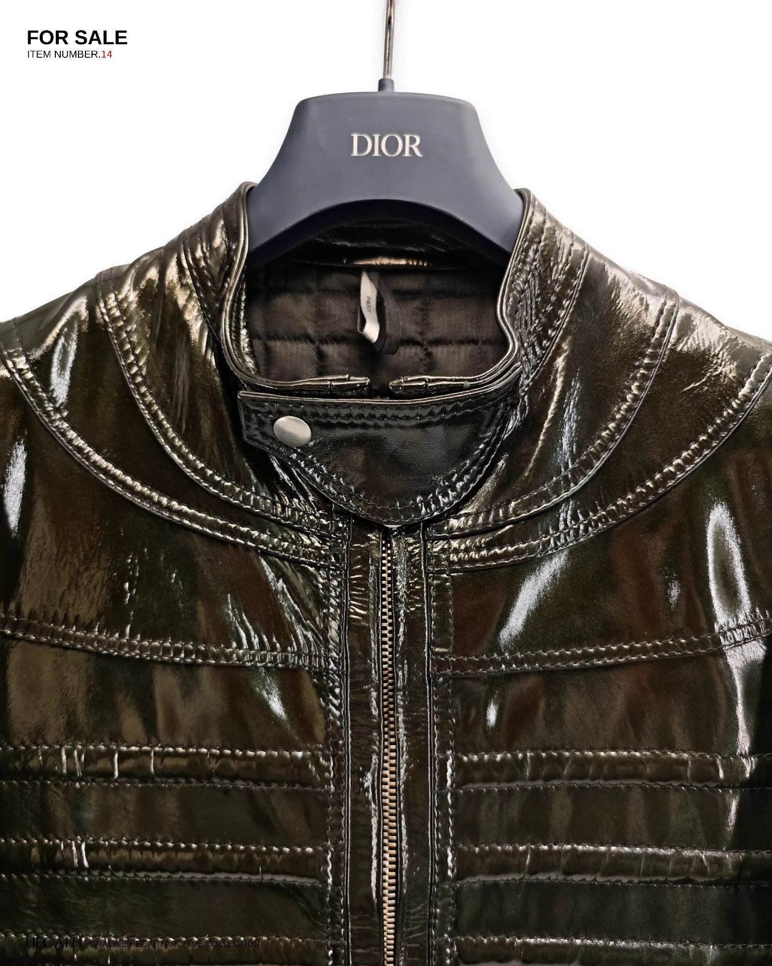 Dior Dior Homme 05FW KVA Napoleon Lacquered Armor Jacket 44 Size US S / EU 44-46 / 1 - 3 Thumbnail