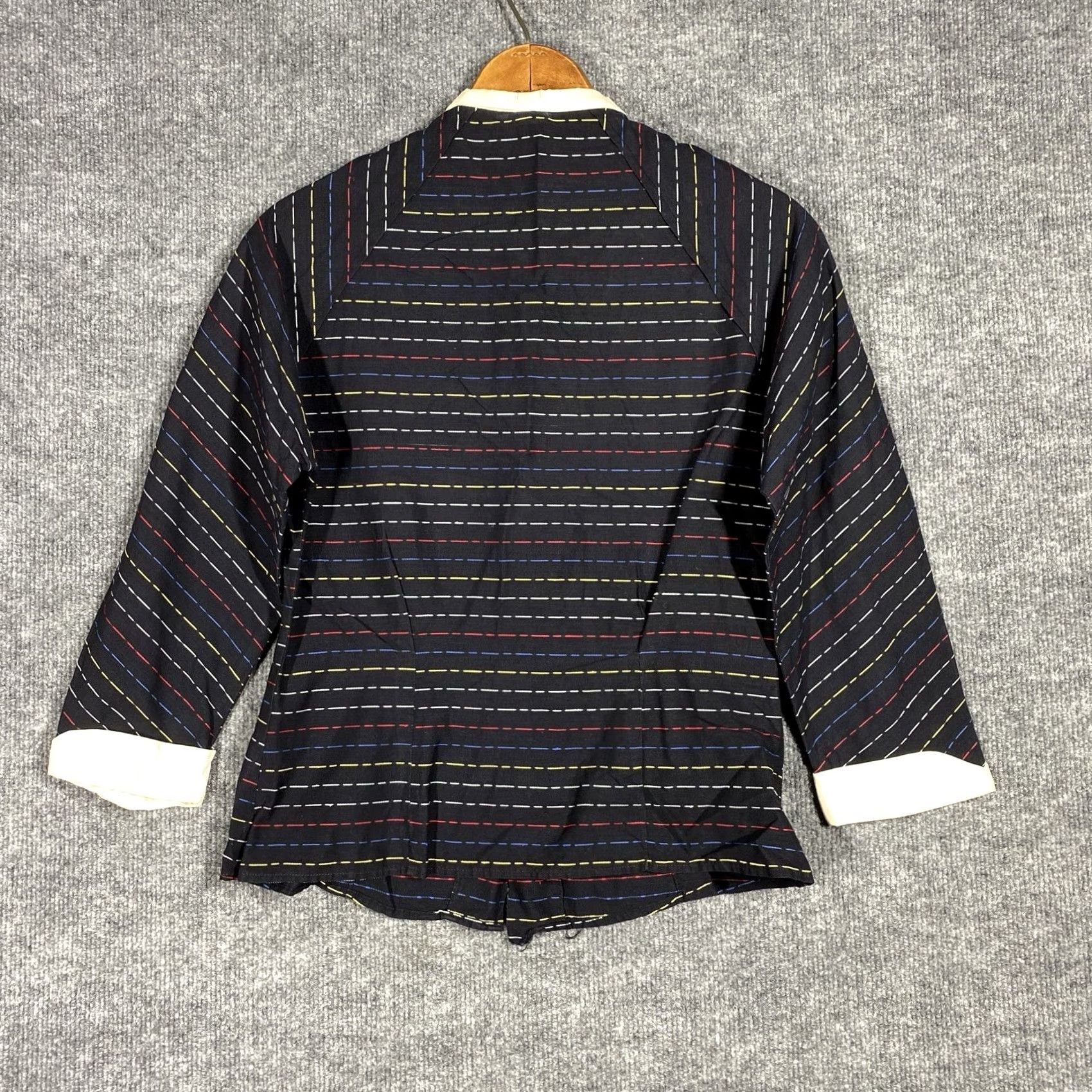 Gregory VINTAGE Rockabilly Shirt Women 12 Black Cotton Chin Strap 50s Gregory Shirt Mens? Size XL / US 12-14 / IT 48-50 - 6 Thumbnail