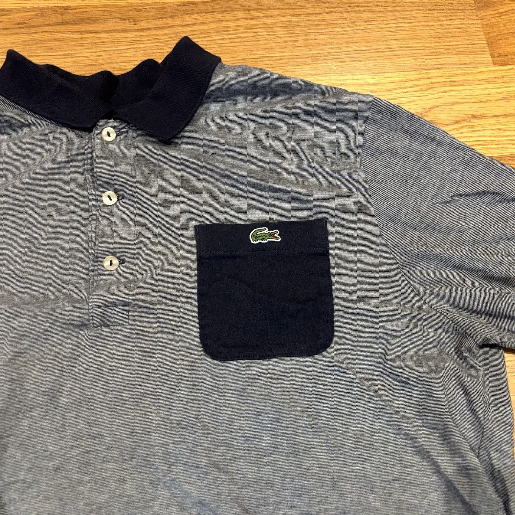 Lacoste Lacoste Regular Fit Polo Shirt Short Sleeve w/ Pocket Men’s Size 6 Gray Multicolor Logo Classic Size US S / EU 44-46 / 1 - 2 Thumbnail