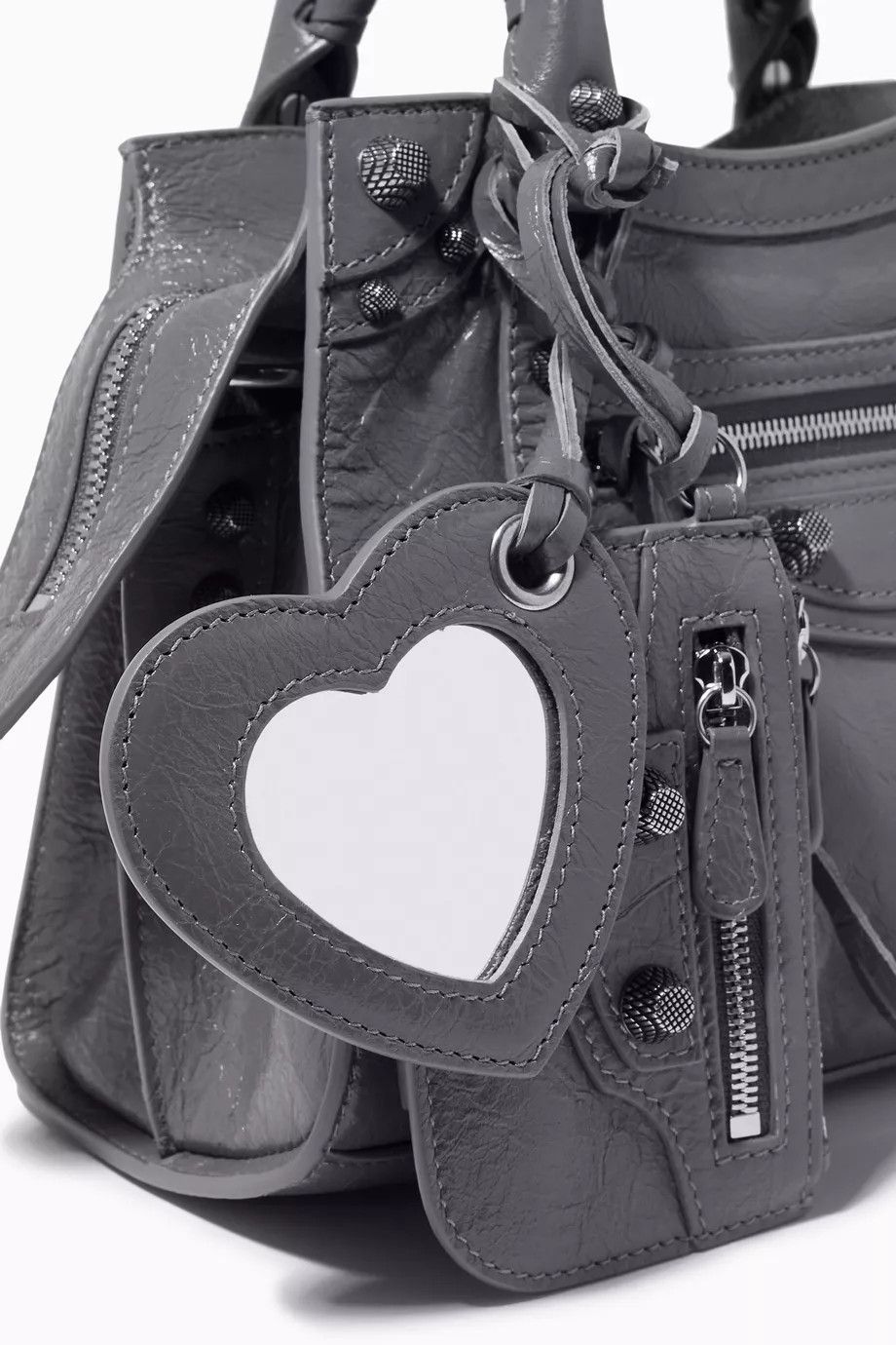 Balenciaga o1mt1gz0125 Size: OS / Neo Cagole XS Handbag in Dark Grey Size ONE SIZE - 6 Thumbnail