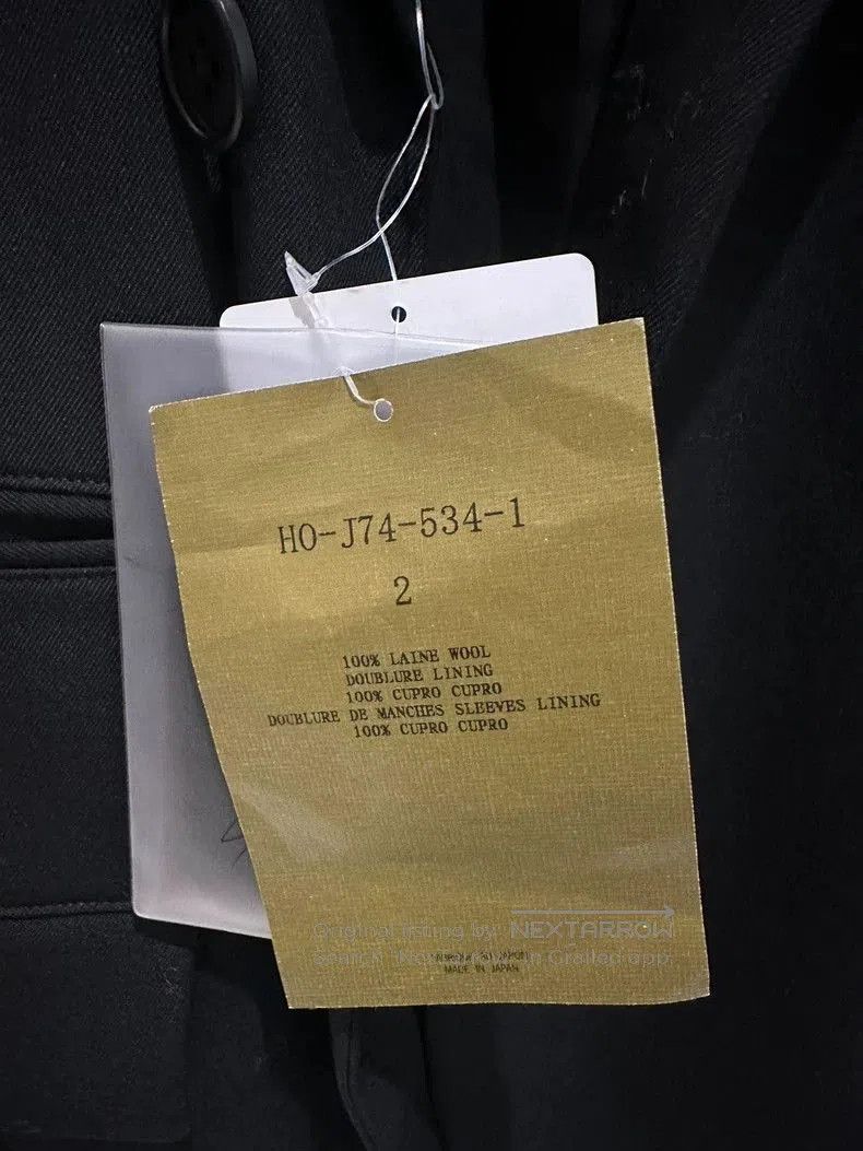 Yohji Yamamoto Yohji Yamamoto Black Wool Blazer. Size US S / EU 44-46 / 1 - 3 Thumbnail