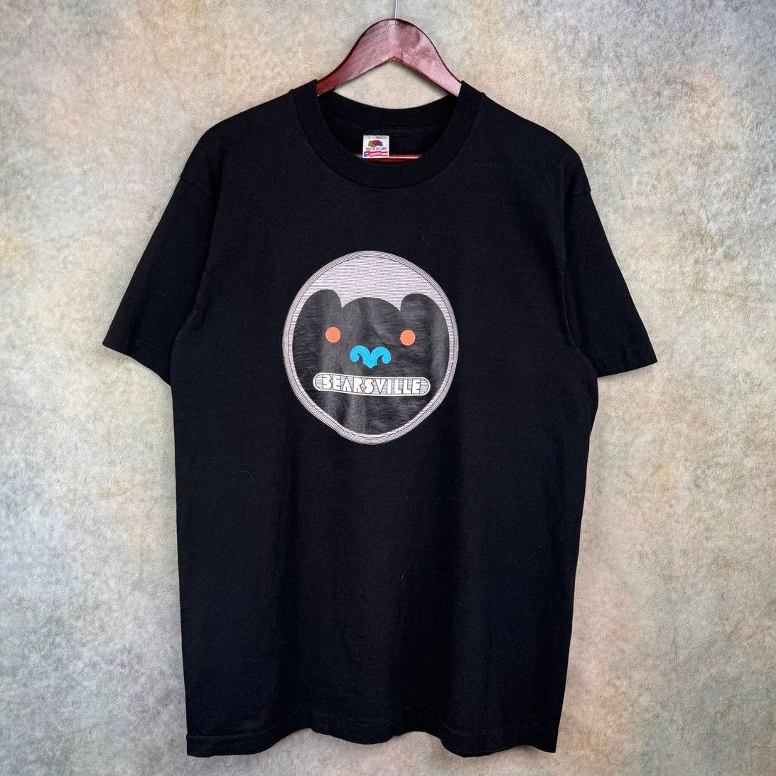 Vintage VTG 90s Bearsville Records T Shirt Mens Sz L Black Size US L / EU 52-54 / 3 - 1 Thumbnail