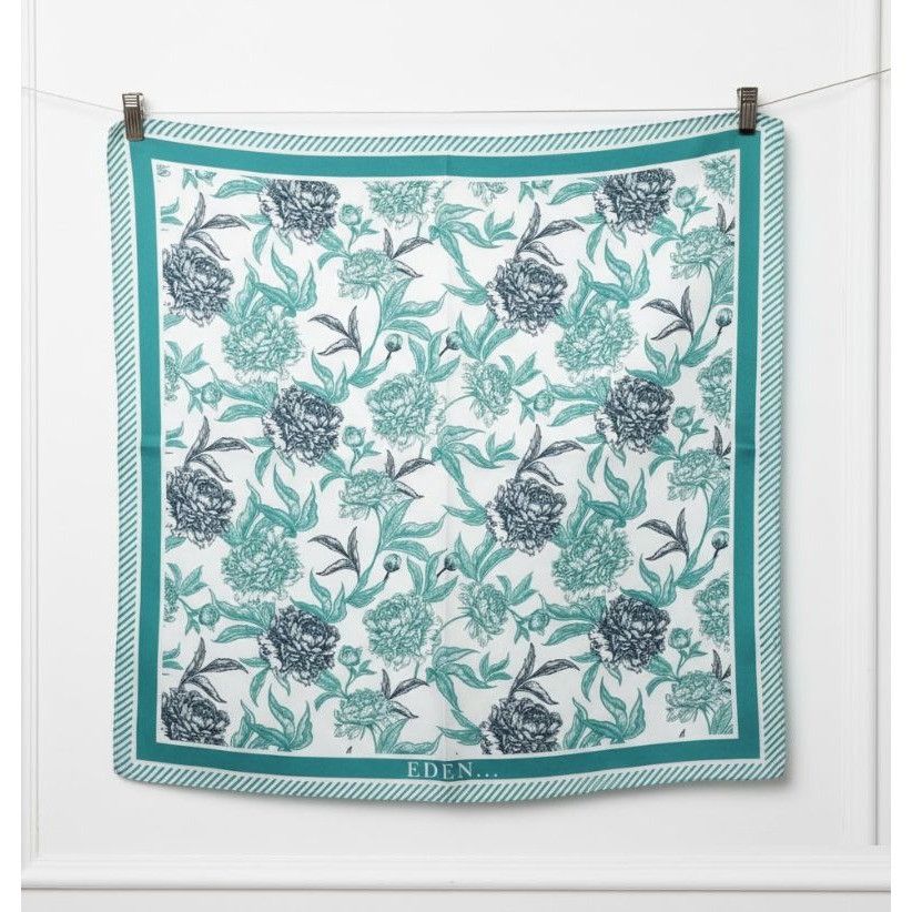 Other ❤️ Elegant Bandana Square Silky Soft Scarf Floral Geometric Size ONE SIZE - 2 Thumbnail