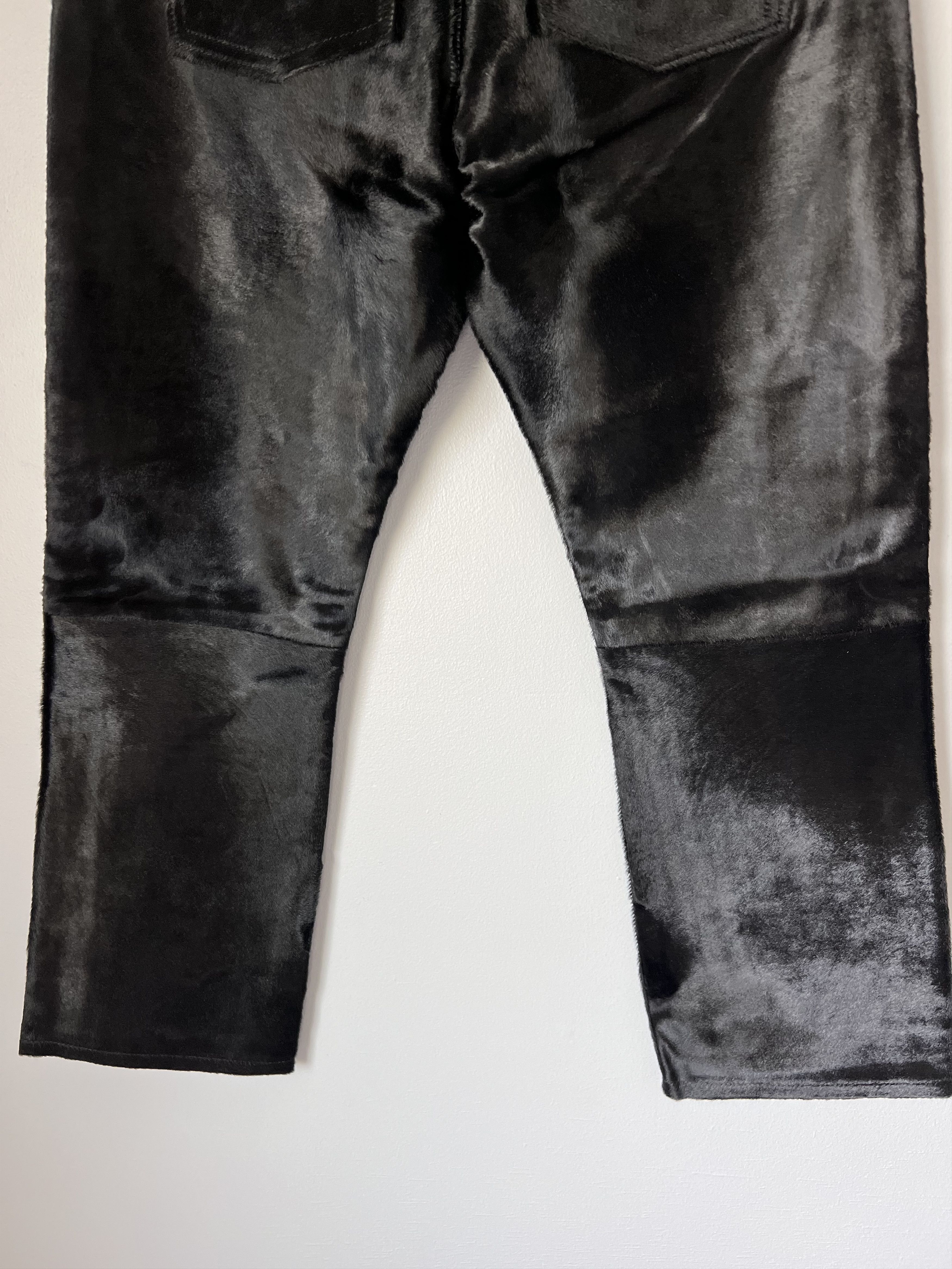 DENIM TEARS Denim Tears Genuine Calf Hair Pants in Black Size US 32 / EU 48 - 7 Thumbnail